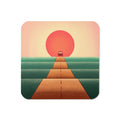 Sunset Road Cork-Back Coaster - OVERLANDERS Outfitter