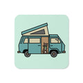 Dog in Van Cork-Back Coaster - OVERLANDERS Outfitter