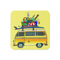 RAD Bus Cork-Back Coaster - OVERLANDERS Outfitter