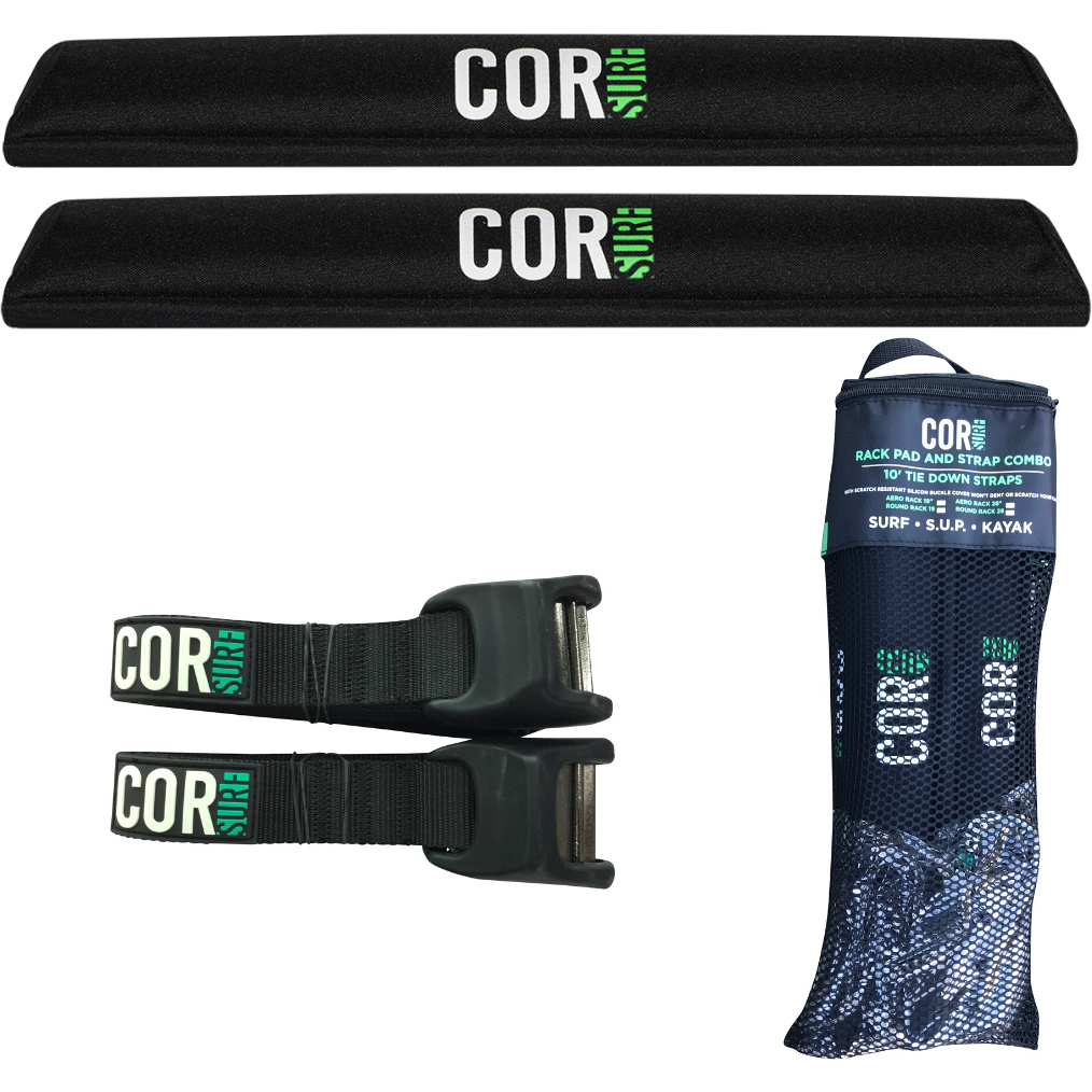 Aero Roof Rack Pad with 10' Scratch-Resistant Tie Downs(Wide Aero Bars) - OVERLANDERS Outfitter