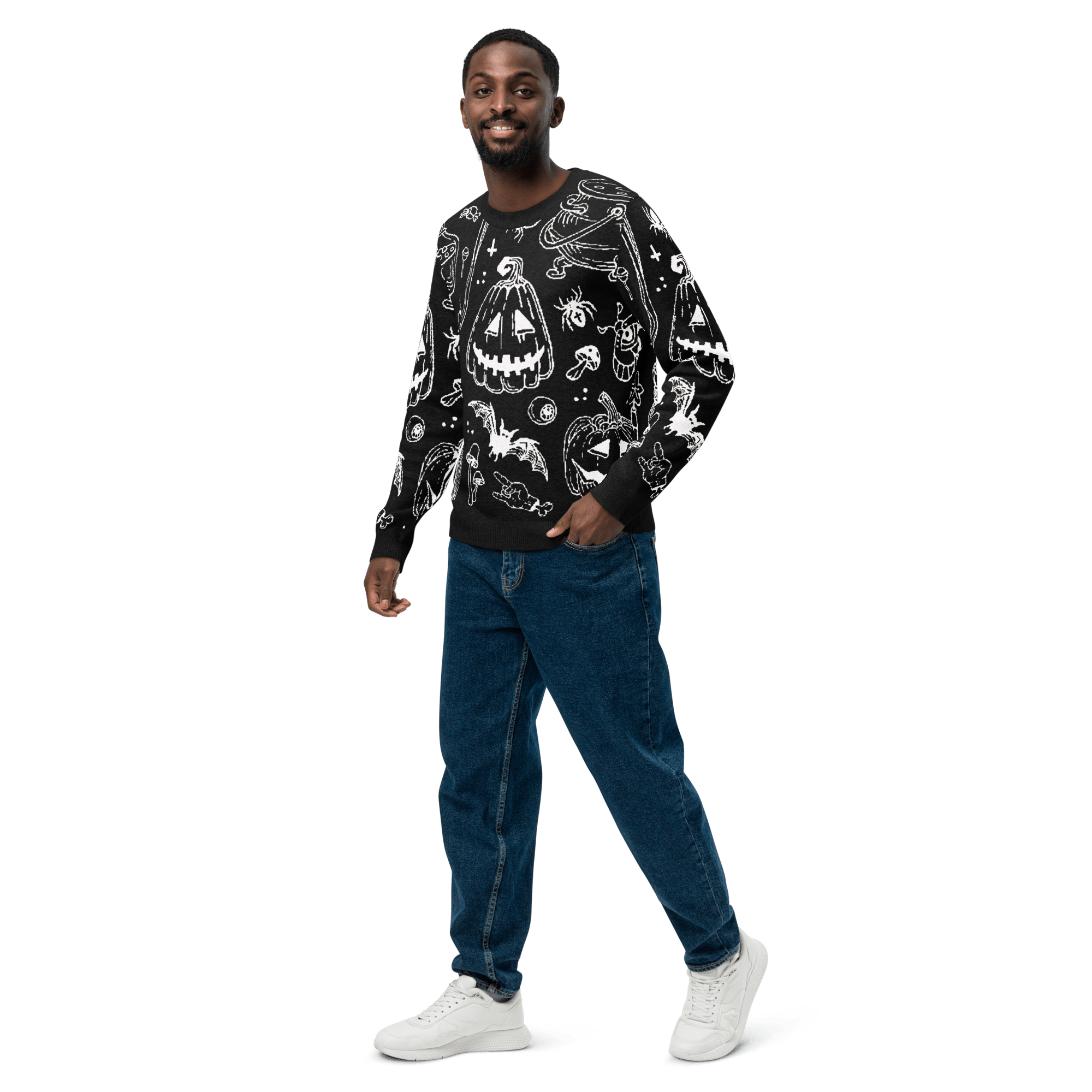 Cozy Creep Knit Crewneck Sweater