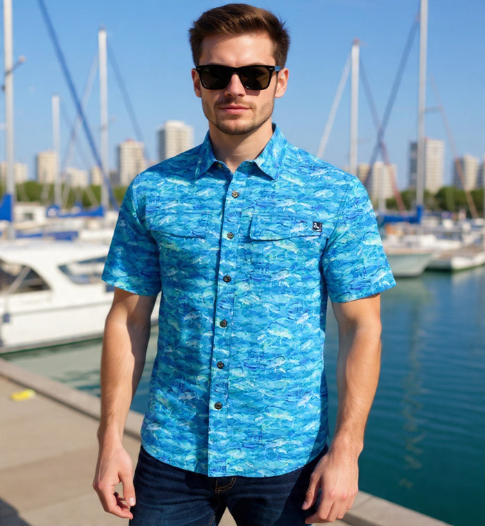 Men's Mahi Rush UV Vented Fishing Shirt - We The Collective