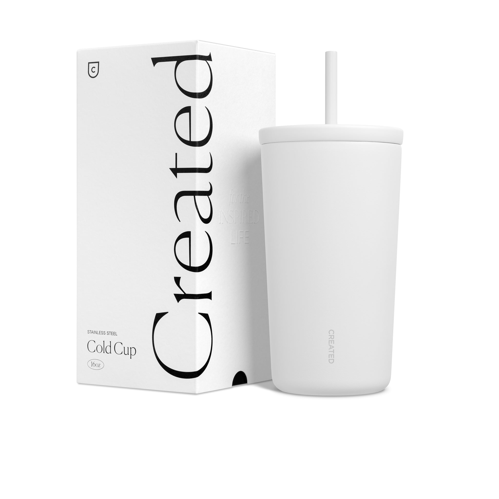 16oz Cold Cup - White - We The Collective