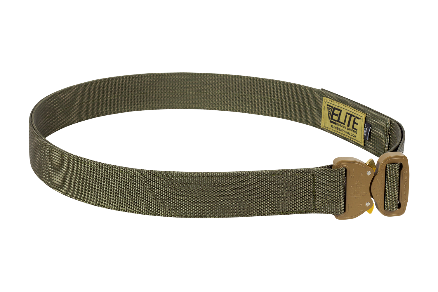 Elite Survival Systems Cobra belt with rugged nylon strap and Cobra buckle, designed for durability and secure fit.