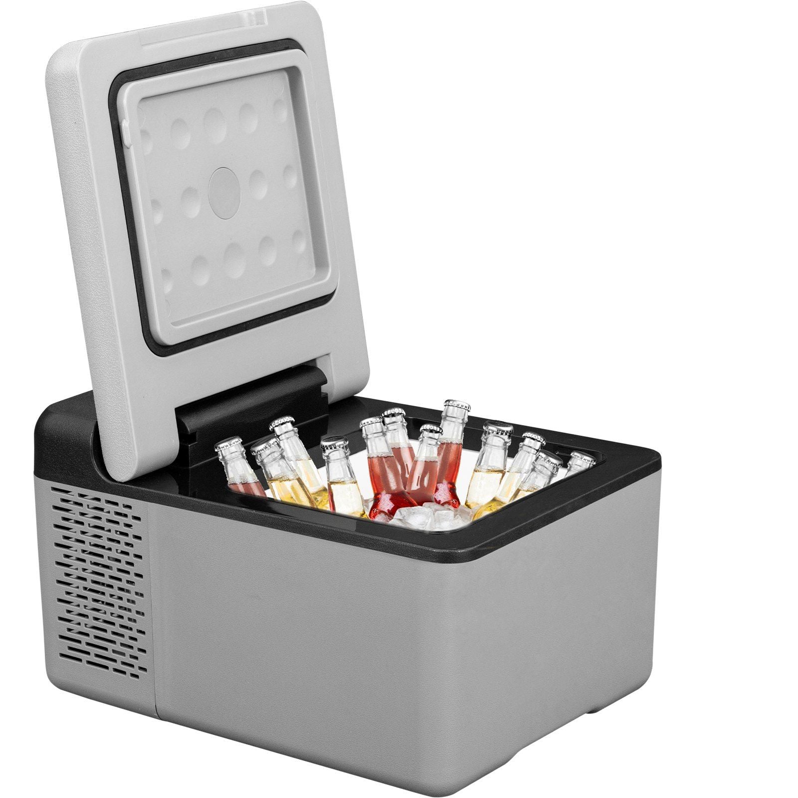 12 Volt Refrigerator 10 Qt, Portable Mini Freezer (-4°F~68°F) W/APP Control Car Compressor Fridge Cooler 12V/24V DC and 110-220V AC For Camping, Road Trip, Travel, Outdoor and Home - We The Collective