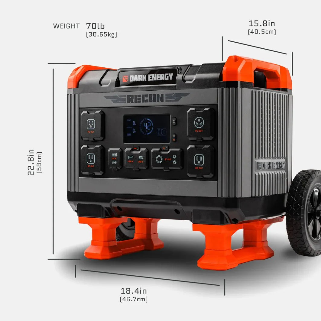 Dark Energy Recon 2000 Portable Charger 20000mAh - Rugged Power Bank - OVERLANDERS Outfitter