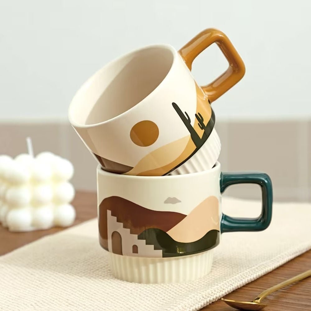 Tilley + Me Desert Vibe Artisanal Mug | Handcrafted Ceramic - OVERLANDERS Outfitter