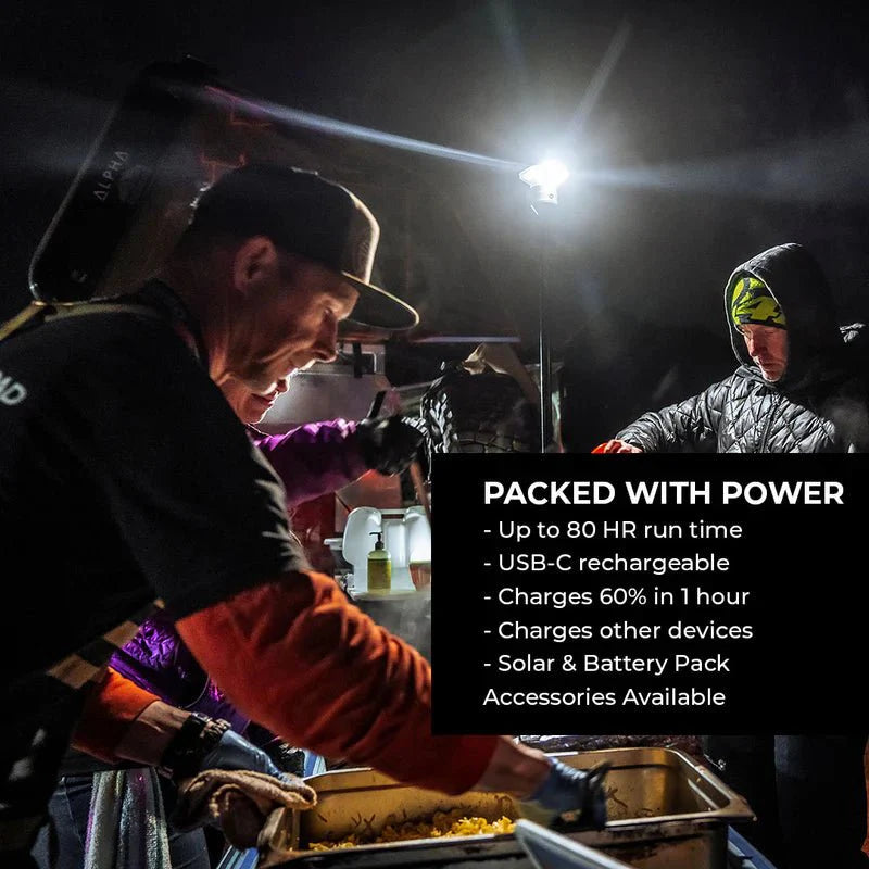 DEVOS LightRanger 1200 | 1200 Lumen Rechargeable LED Camping Light Tower - OVERLANDERS Outfitter