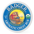 Slowly Aromatic Chest Rub in a jar with herbal and aromatic ingredients, designed for soothing relief and aromatic therapy.