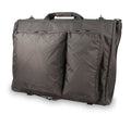 Elite Survival Systems Deluxe Garment Bag, black luggage with handles and zipper, designed for travel and clothing protection.