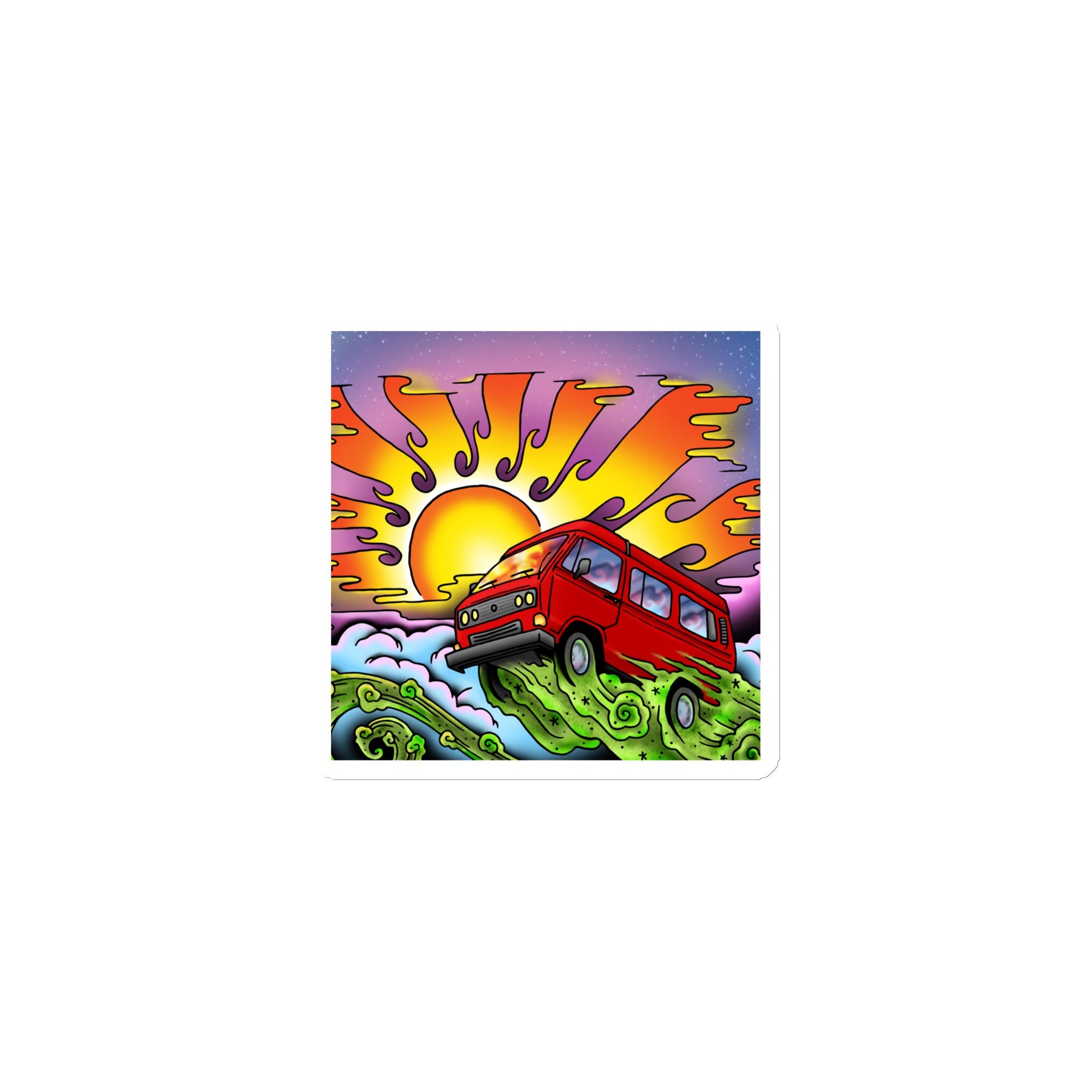 Van & Sun Magnet - OVERLANDERS Outfitter