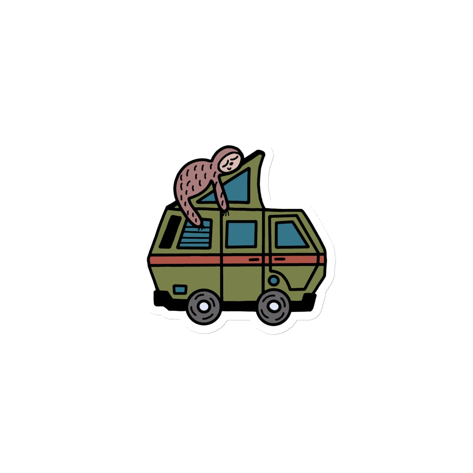 Stewie Sloth Magnet - OVERLANDERS Outfitter
