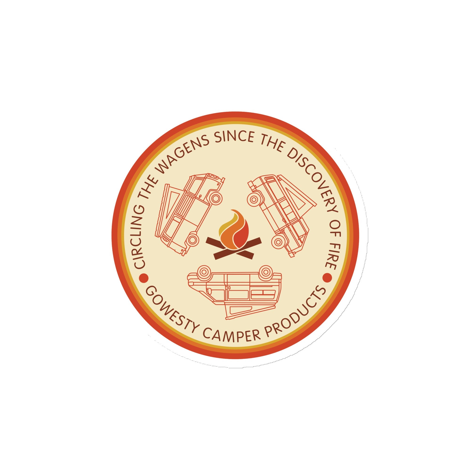 Circle the Wagens Magnet - OVERLANDERS Outfitter