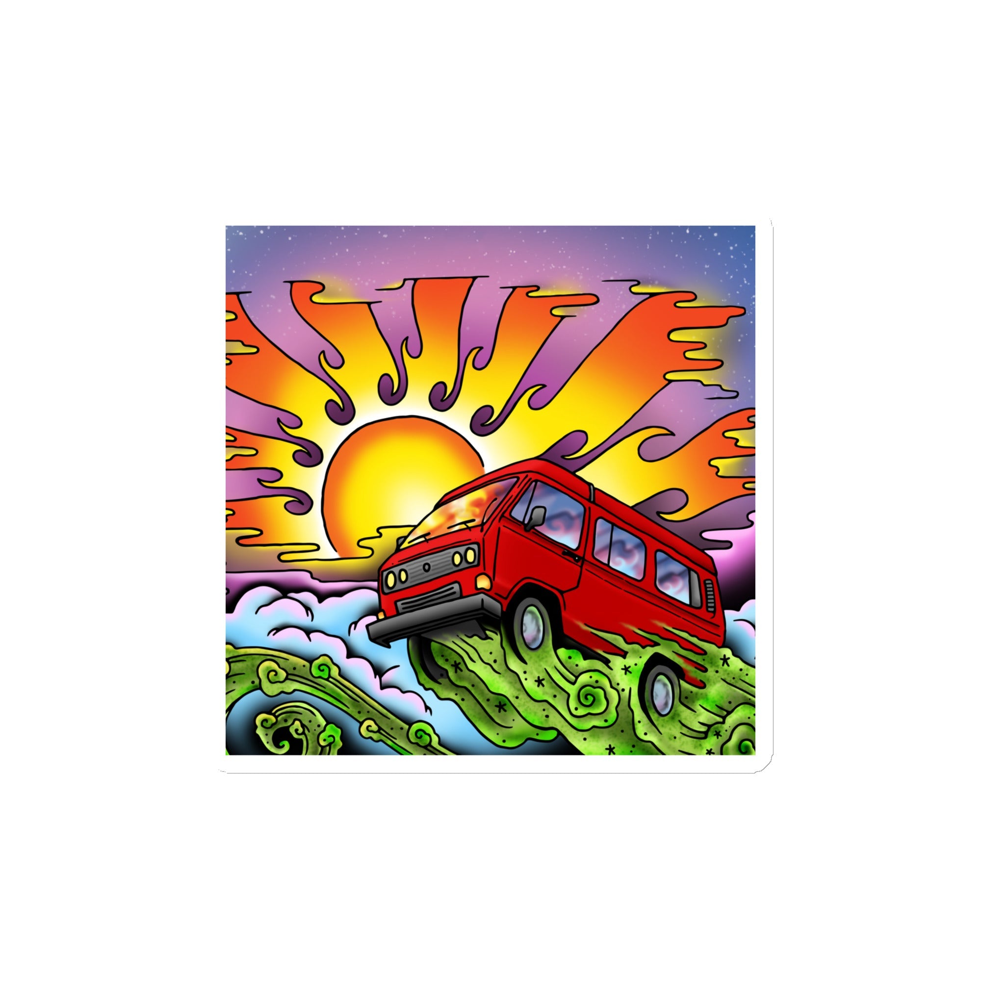 Van & Sun Magnet - OVERLANDERS Outfitter