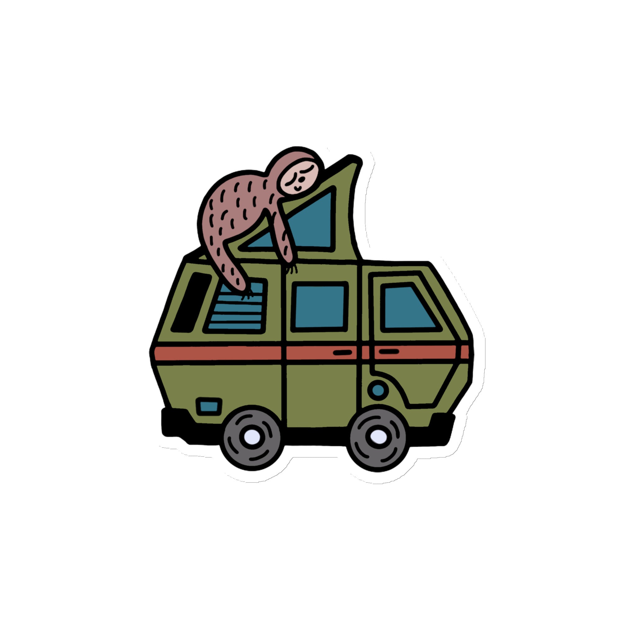 Stewie Sloth Magnet - OVERLANDERS Outfitter