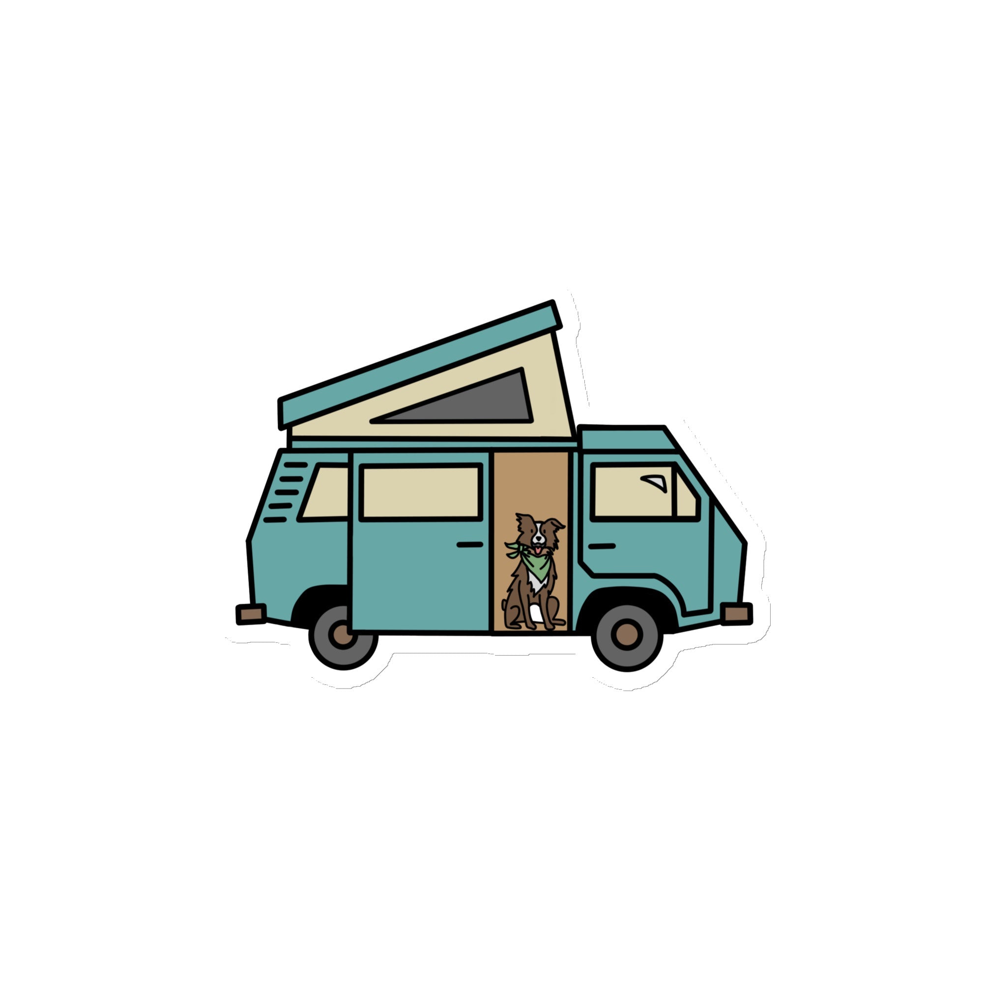 Dog in Van Magnet - OVERLANDERS Outfitter