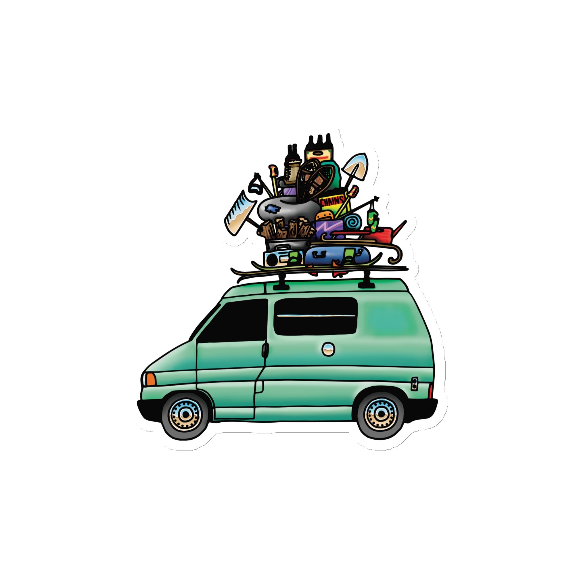 RAD Eurovan Magnet - OVERLANDERS Outfitter