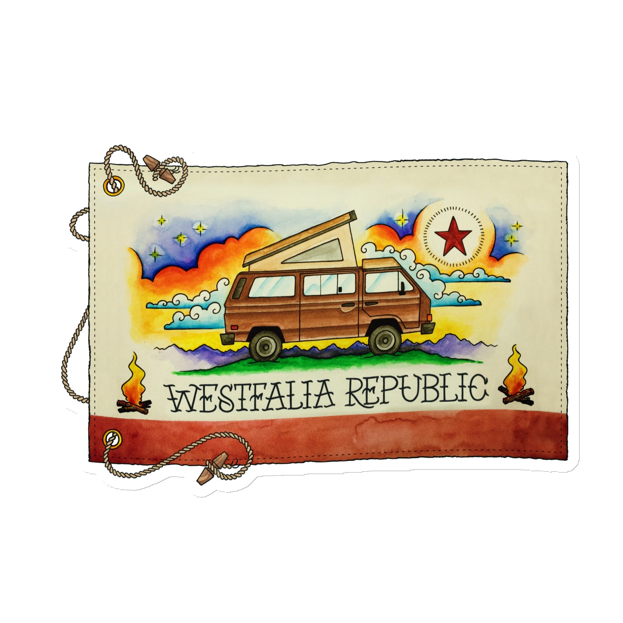 Westfalia Republic Magnet - OVERLANDERS Outfitter