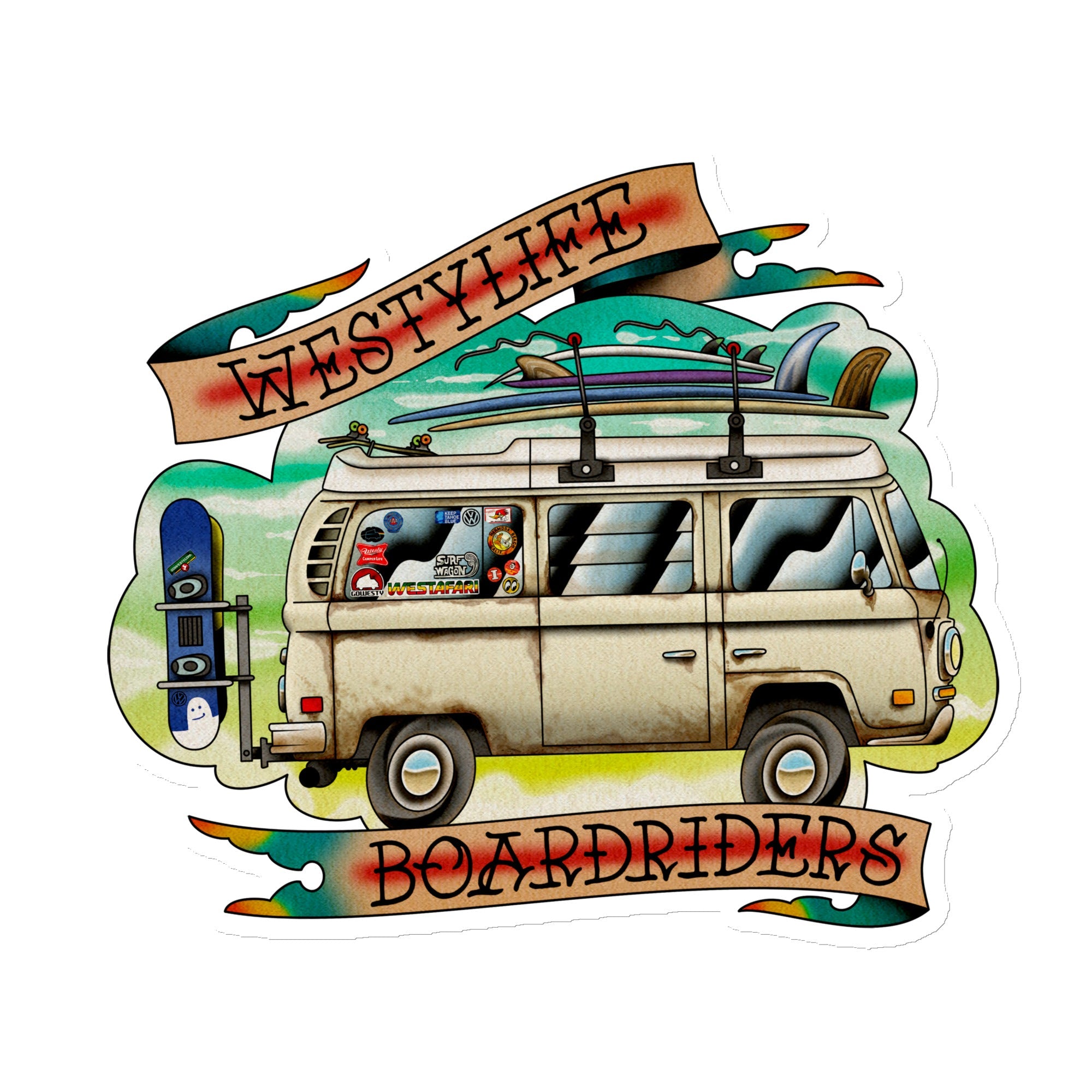 Westy Life Boardriders Magnet - OVERLANDERS Outfitter