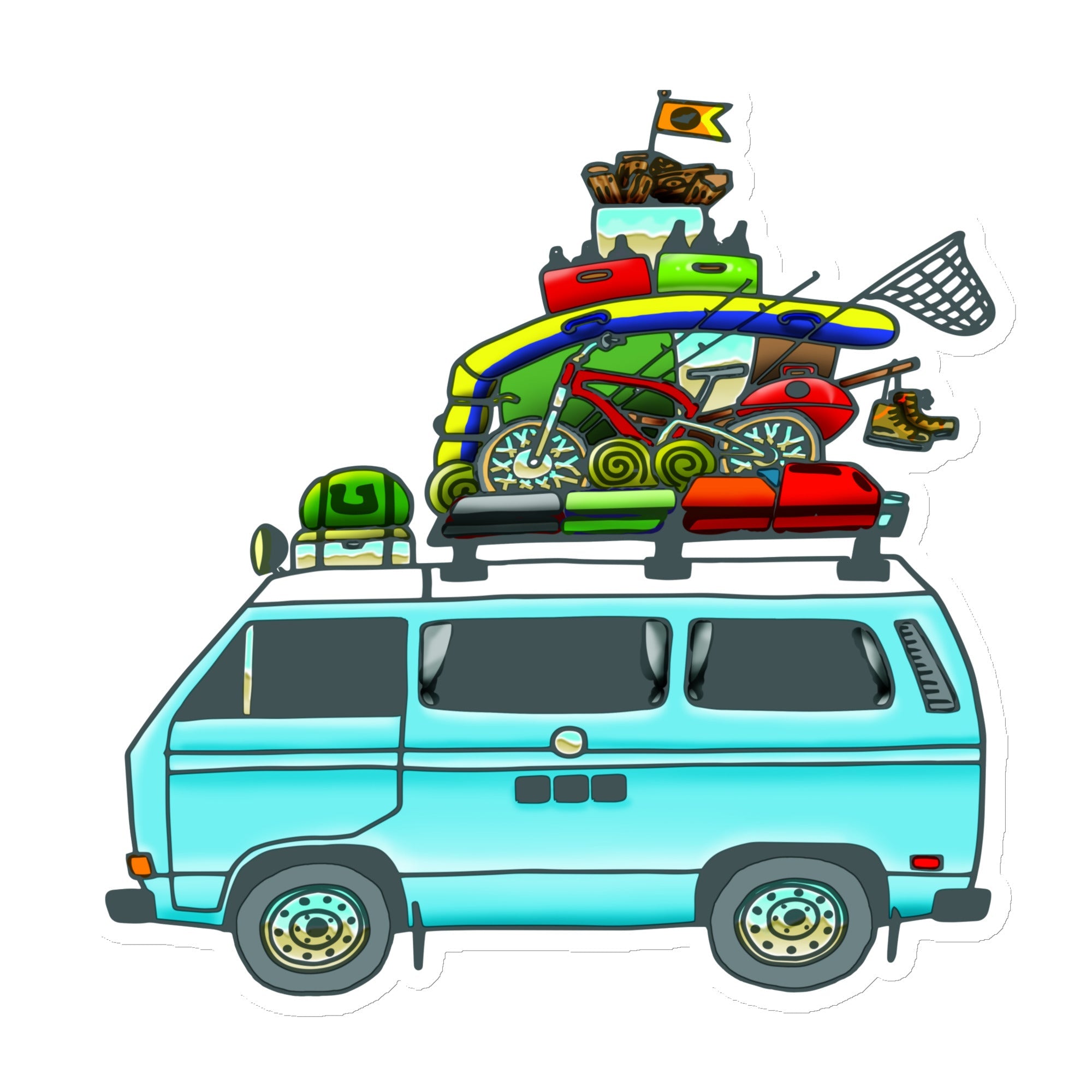 RAD Vanagon Magnet - OVERLANDERS Outfitter