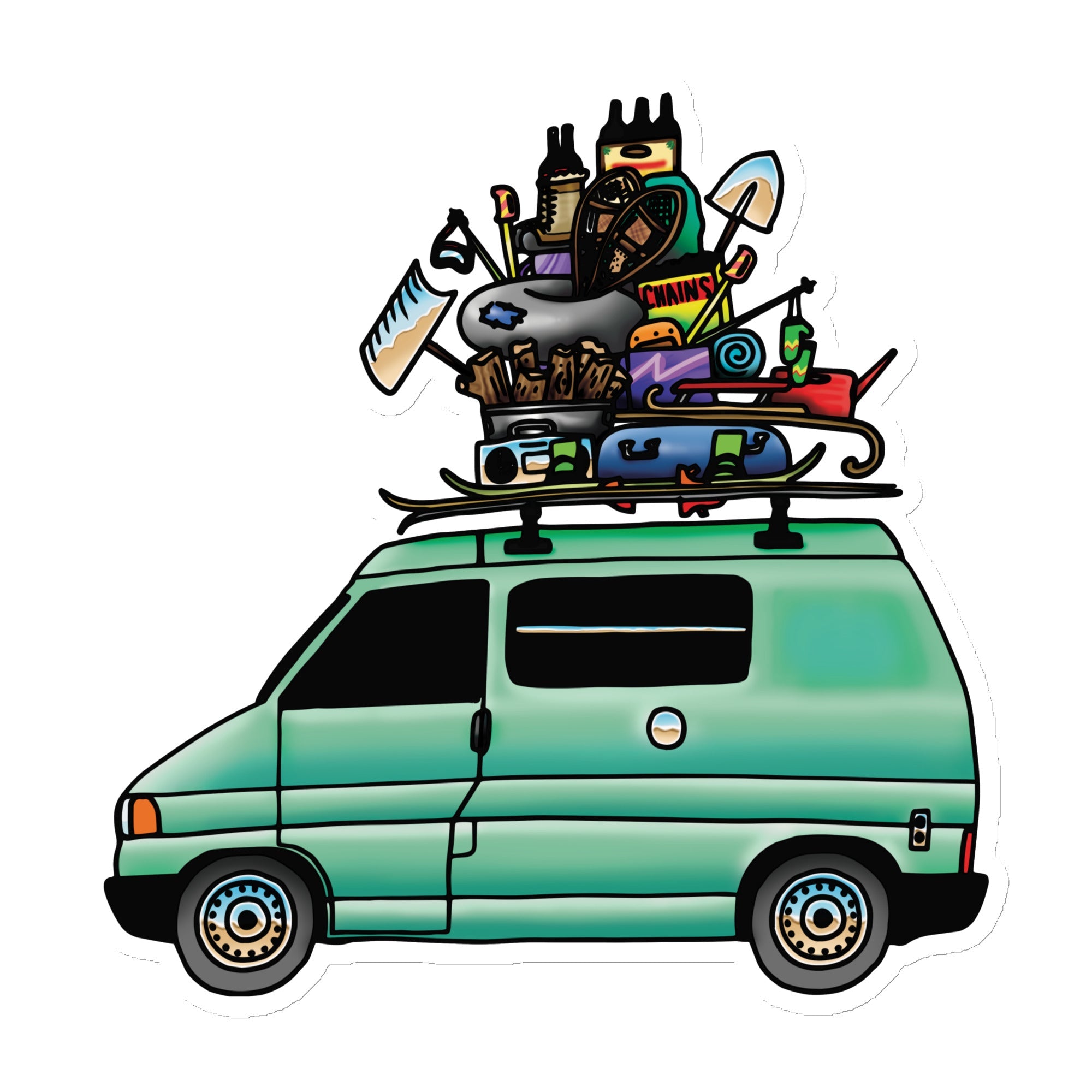 RAD Eurovan Magnet - OVERLANDERS Outfitter