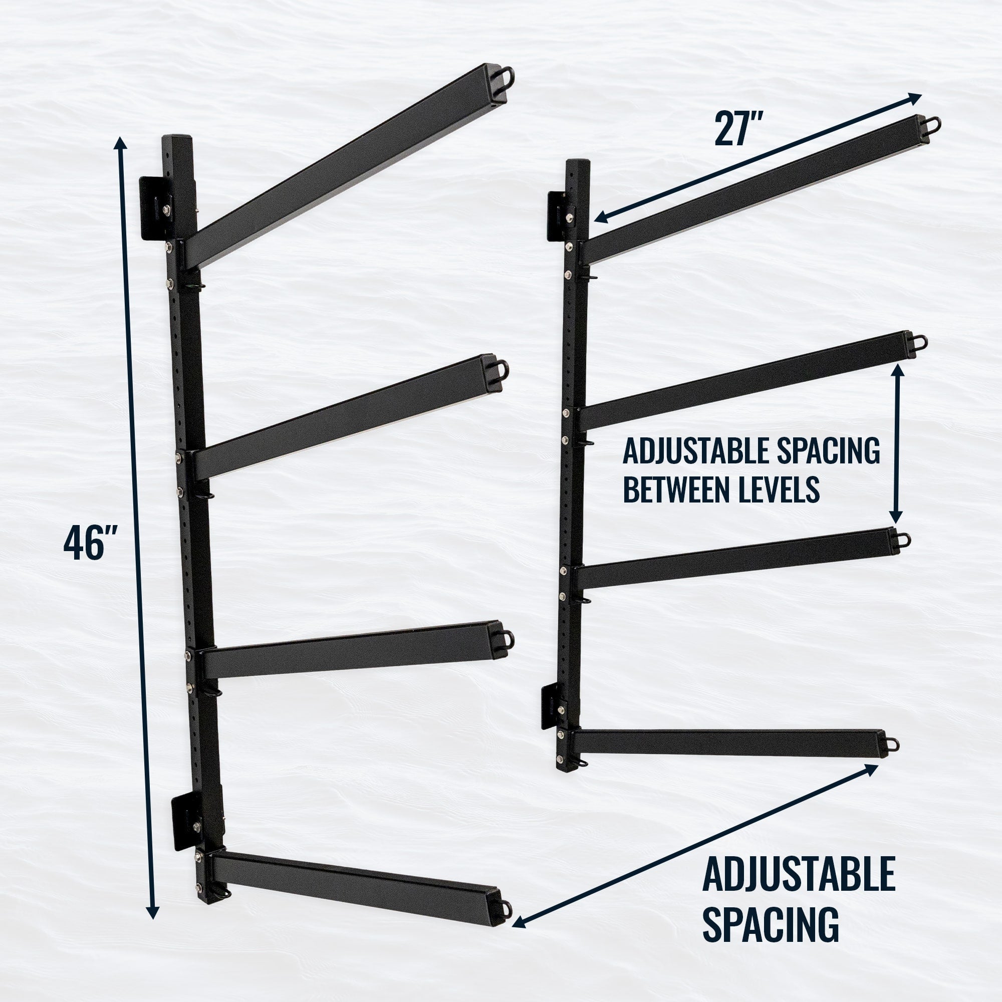 Sandbridge SUP & Surfboard Storage | Outdoor Adjustable Rack | 4 Level - OVERLANDERS Outfitter