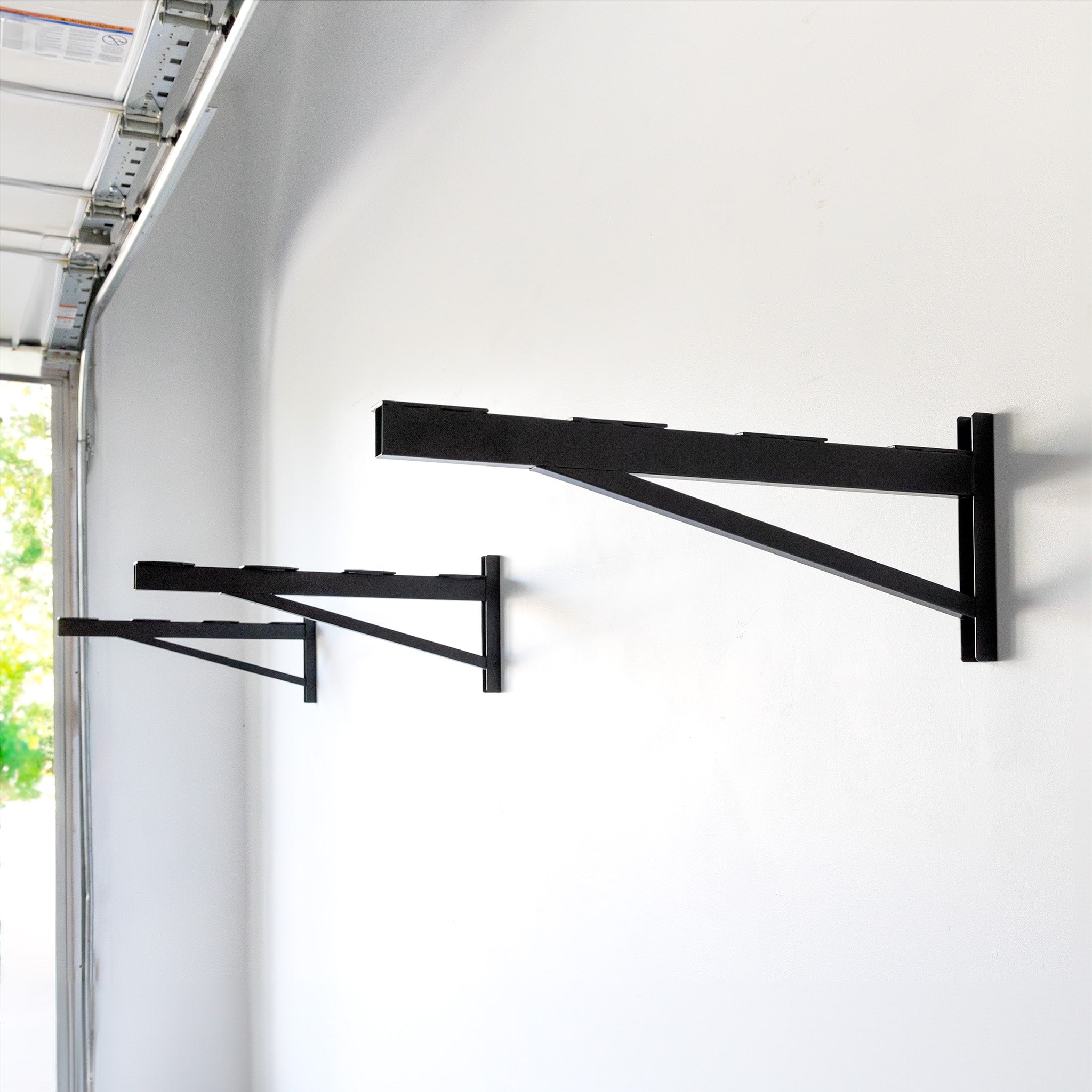2' x 8' DIY Wall Shelf Brackets | Heavy Duty Garage Wall Shelf - OVERLANDERS Outfitter