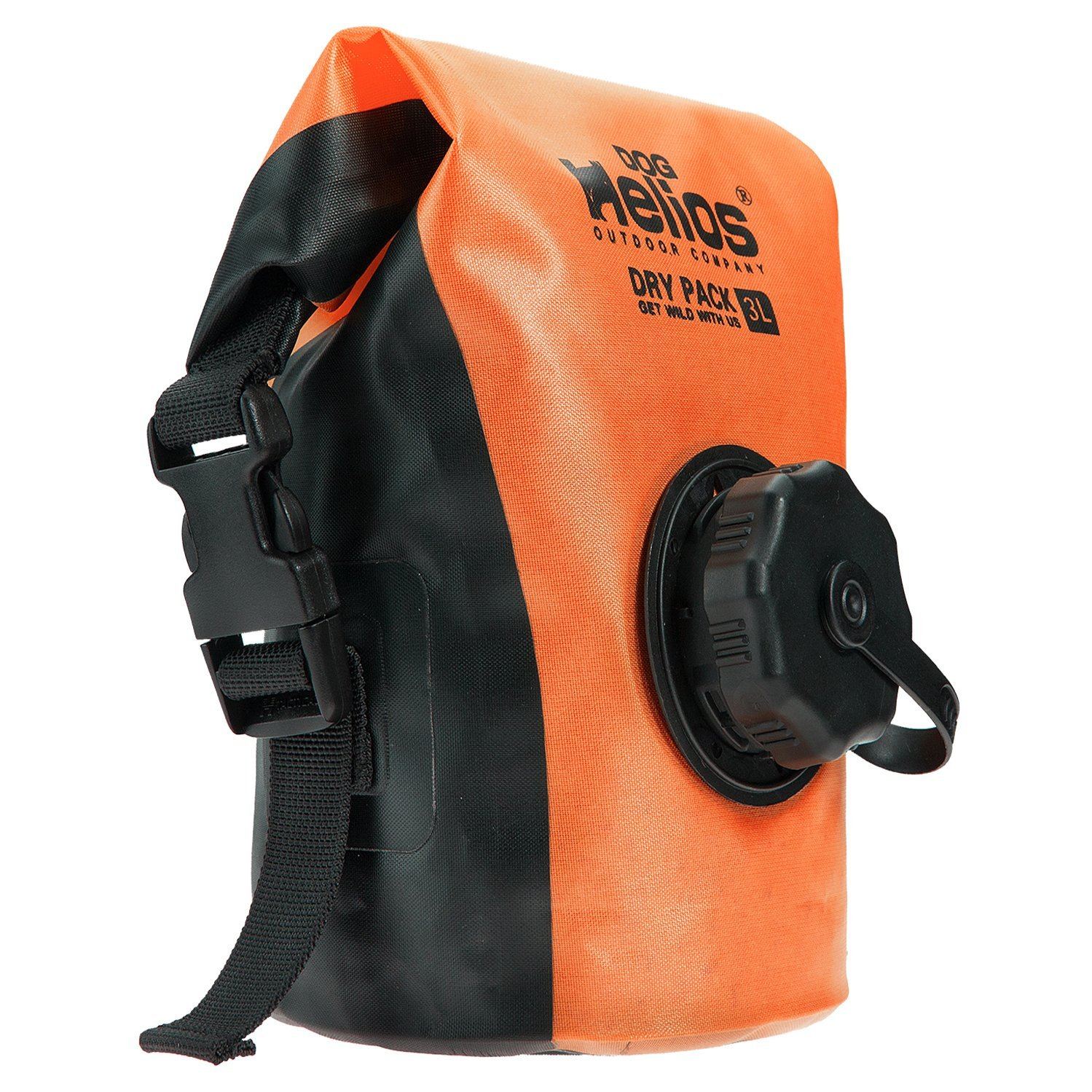 Pet Life Dog Helios Grazer waterproof outdoor travel dry food dispenser bag, compact and practical for dog food on the go.