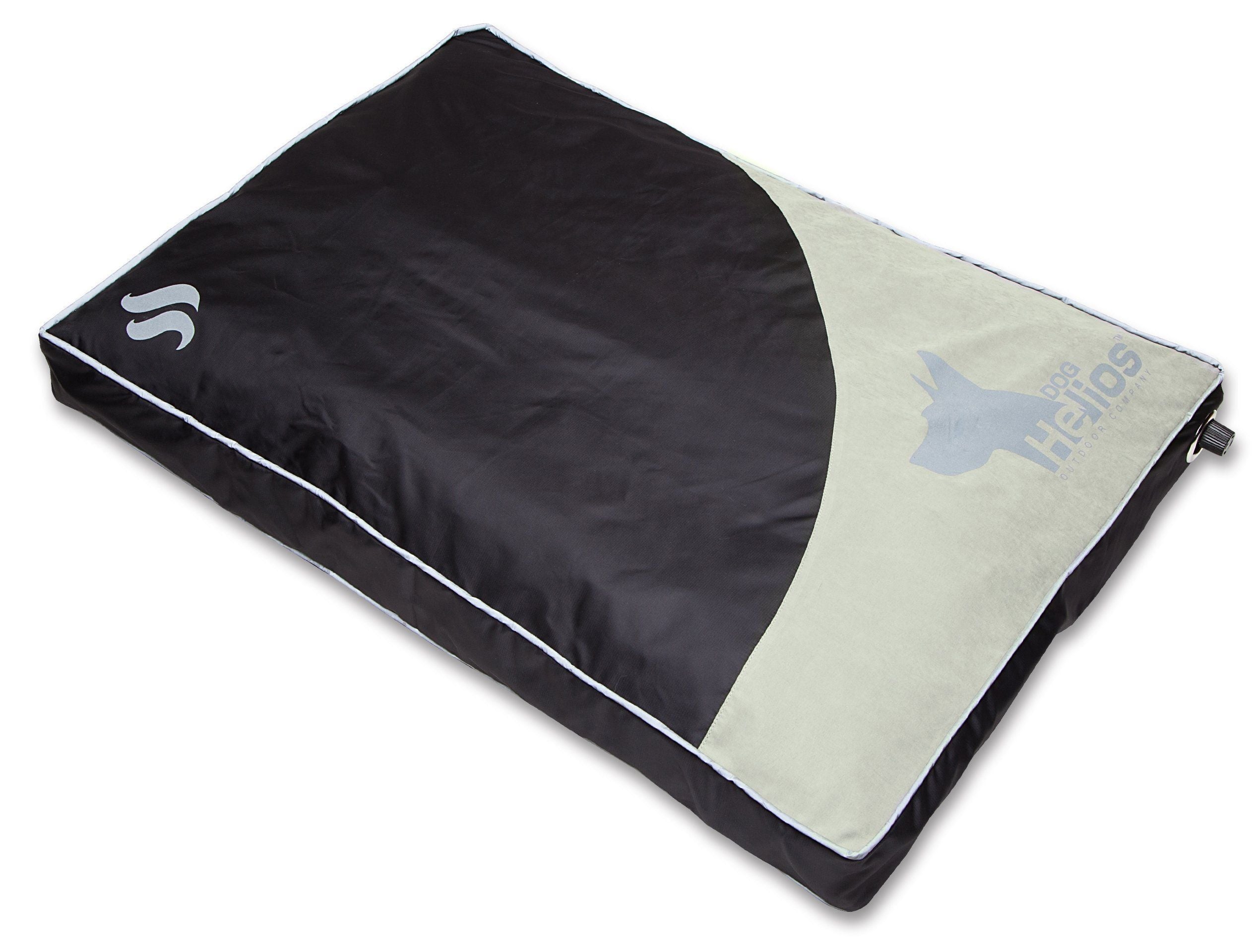 Dog Helios Aero-Inflatable waterproof folding pet bed by Pet Life, outdoor camping and travel dog bed with lounge mat design.