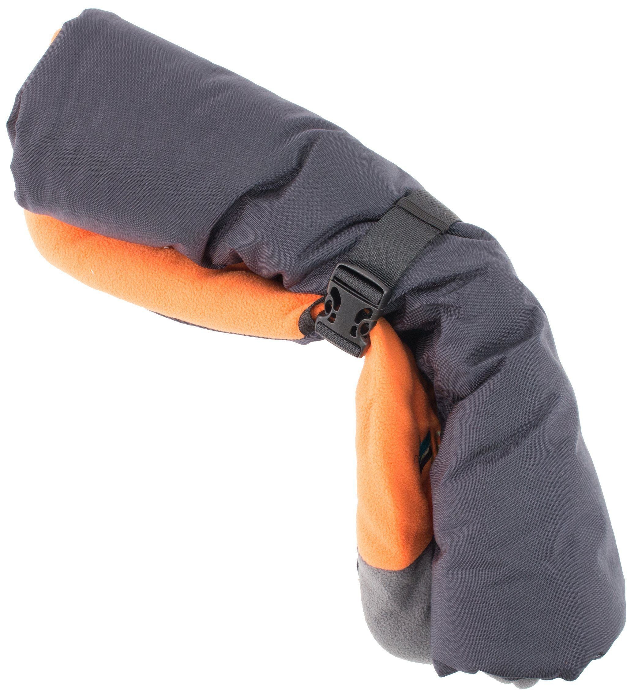 Pet Life Dog Helios 'Combat-Terrain' reversible nylon and fleece travel camping dog bed, folded with durable Cordura and cozy fleece layers.