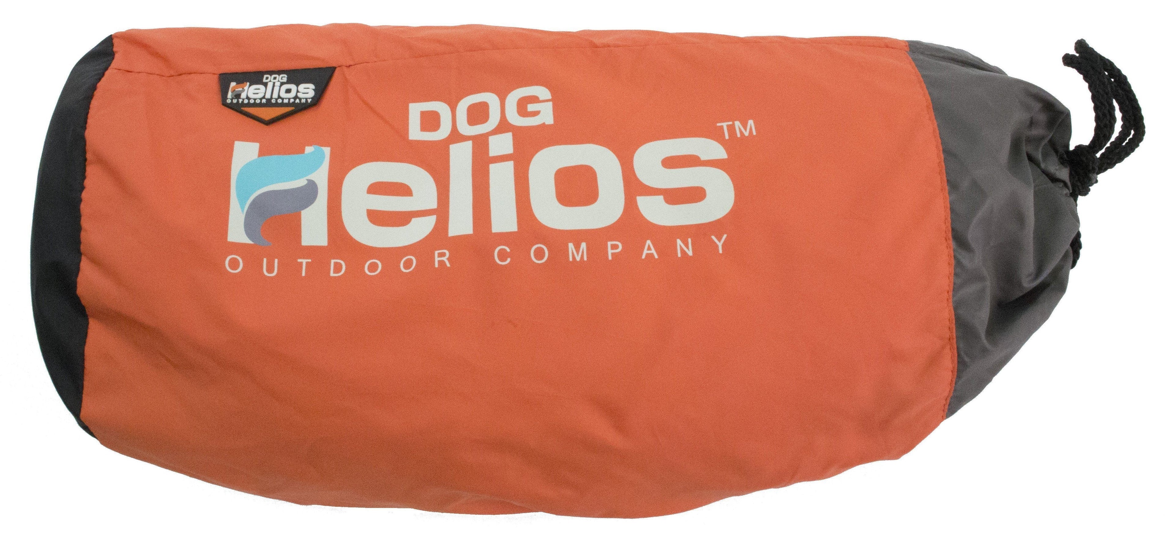 Dog Helios Combat-Terrain reversible nylon and fleece travel dog bed by Pet Life, featuring durable Cordura-nyco fabric and cozy fleece.