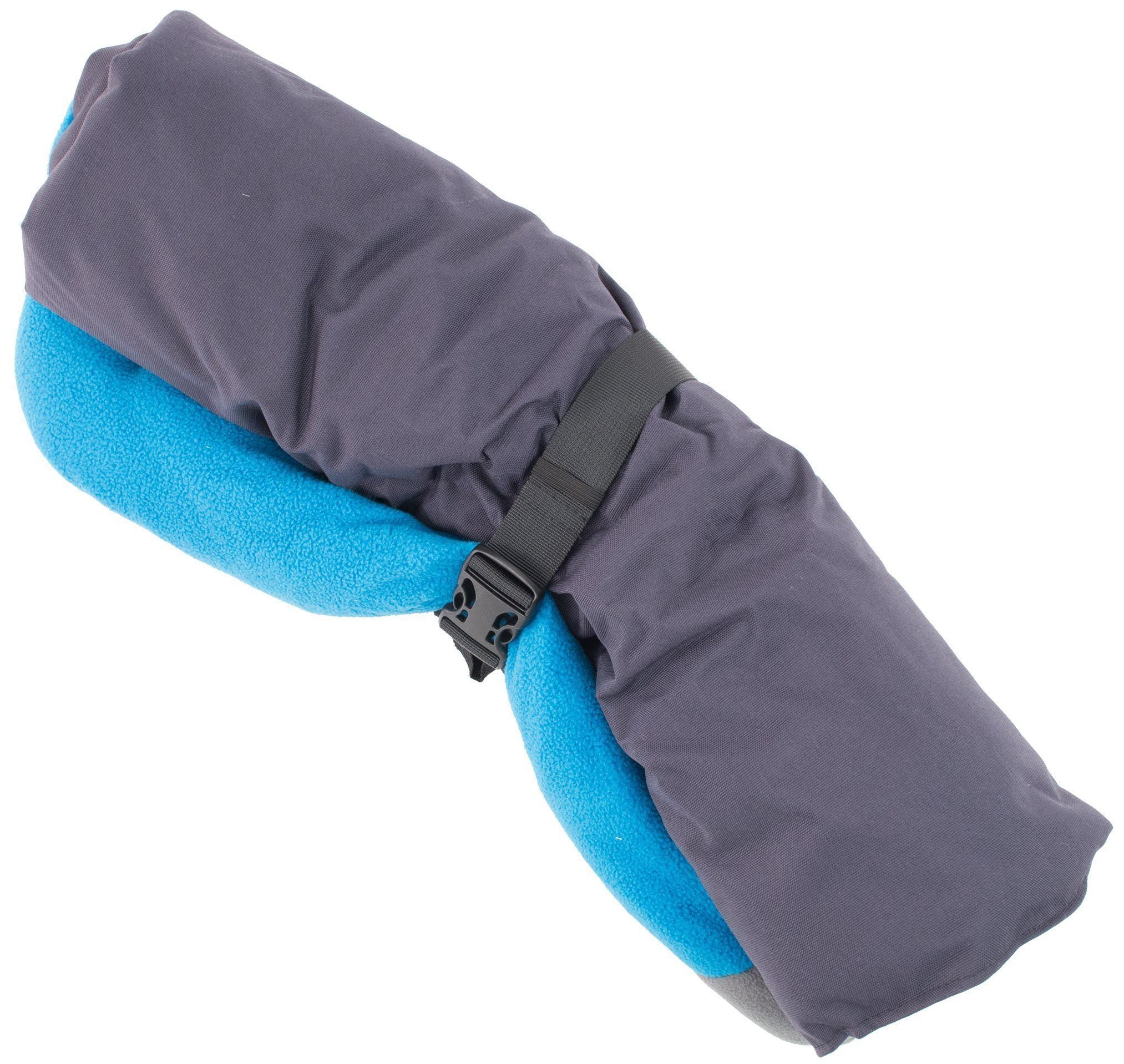 Dog Helios Combat-Terrain reversible nylon and fleece travel camping dog bed, foldable pet bed with durable cordura and cozy polar fleece.