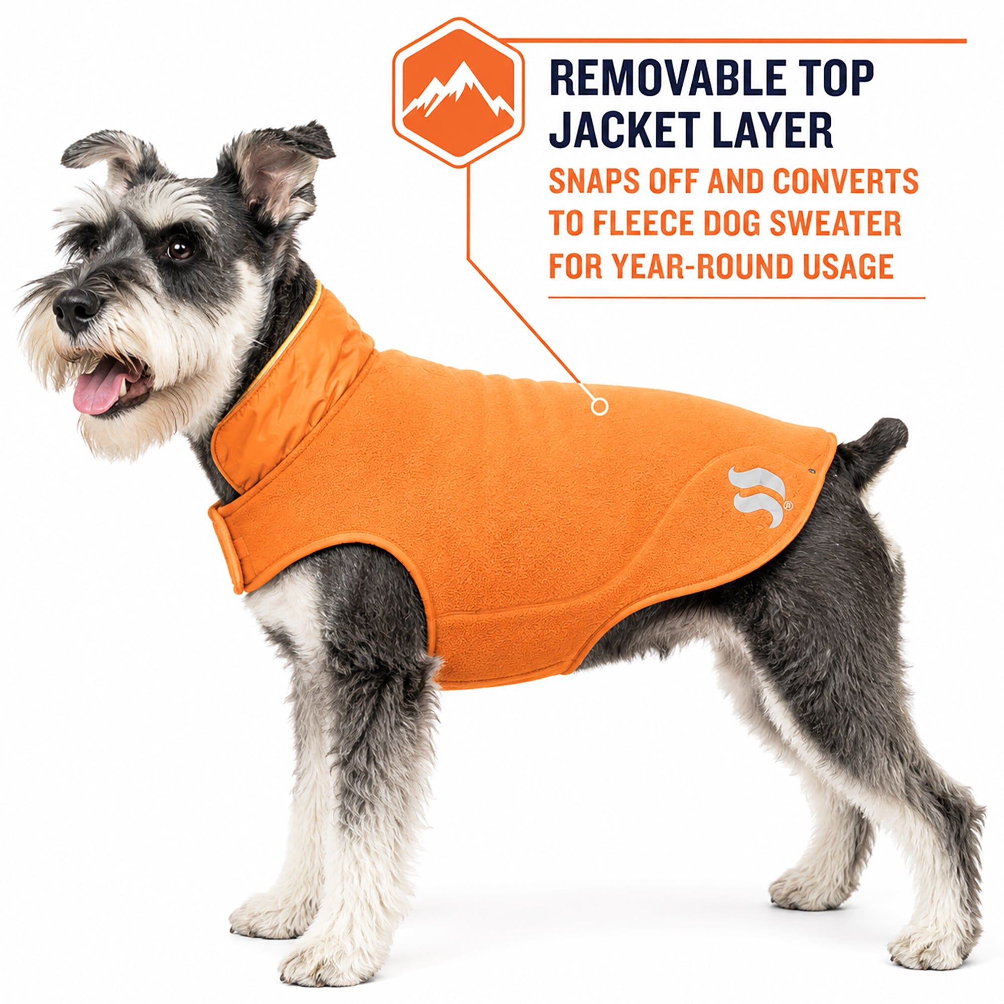Dog Helios ® Lotus-Rusher 2-in-1 Dual-Removable Layered Performance Dog Jacket - OVERLANDERS Outfitter
