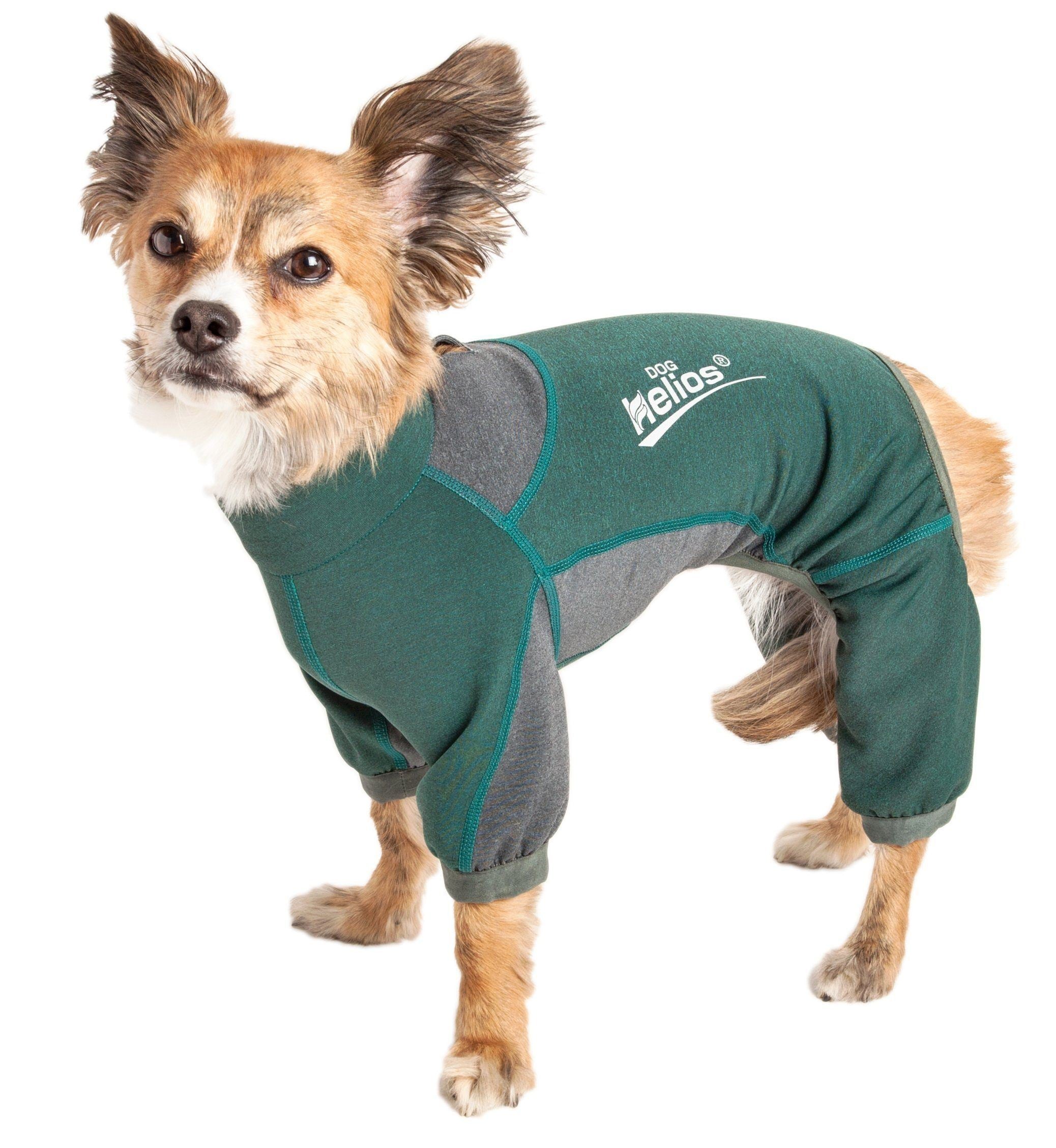 Dog Helios Rufflex mediumweight 4-way stretch breathable fitness yoga dog tracksuit jacket, full-bodied performance apparel for dogs.