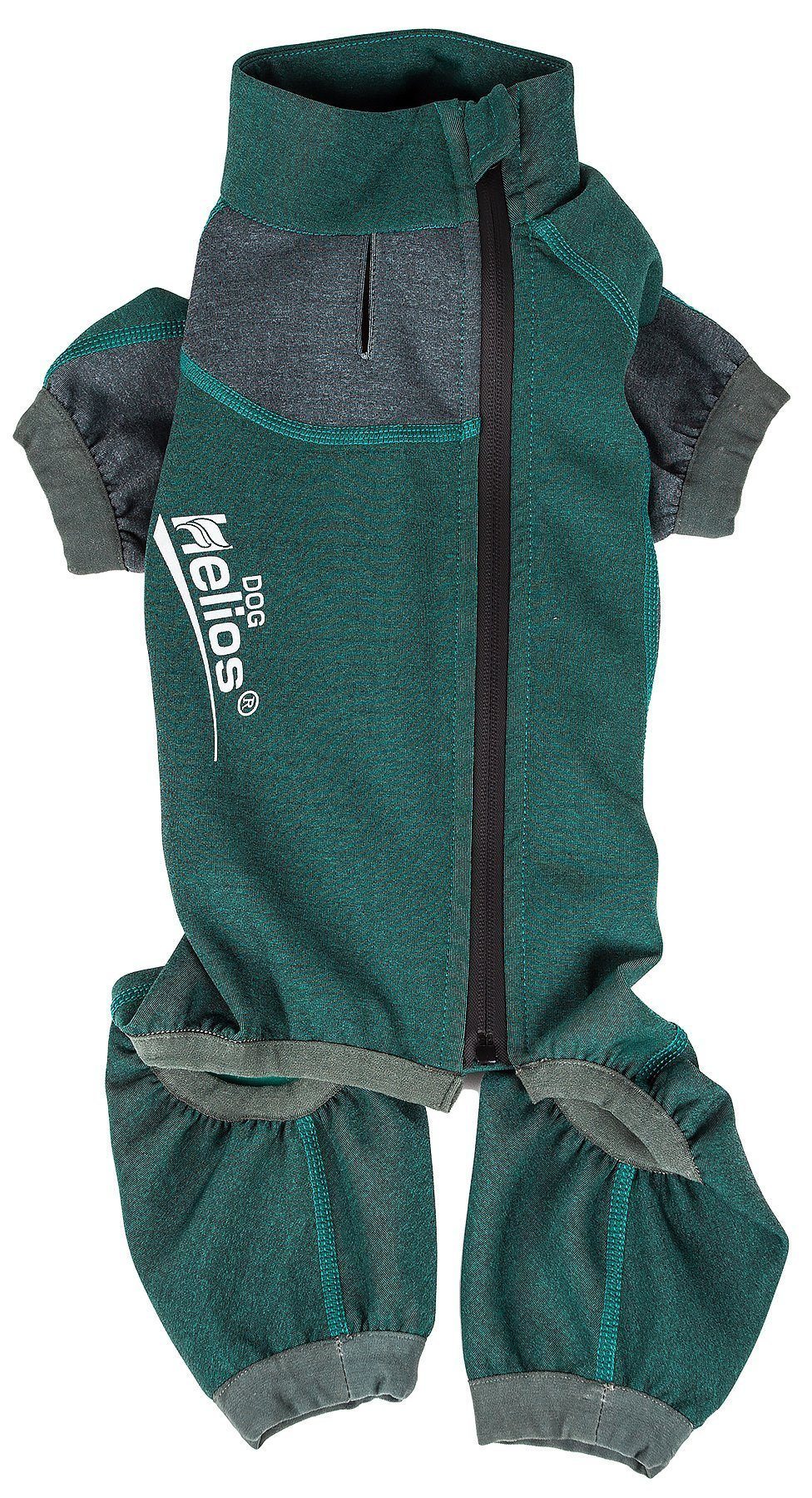 Pet Life Dog Helios Rufflex mediumweight 4-way stretch breathable fitness dog tracksuit jacket on a dog, designed for active wear.