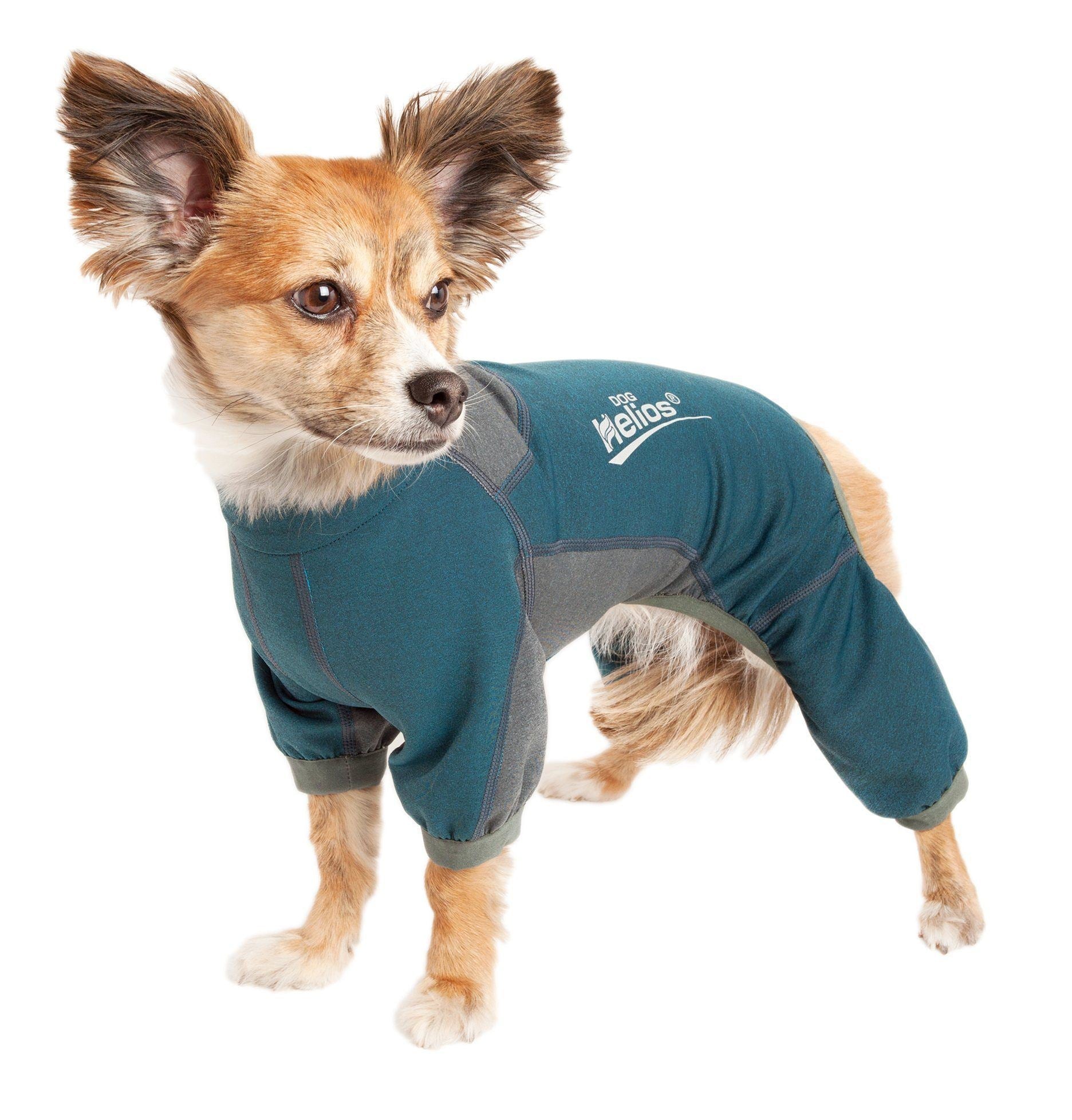 Dog Helios Rufflex mediumweight stretch fitness dog tracksuit jacket, breathable and full-bodied for warmup and active wear.