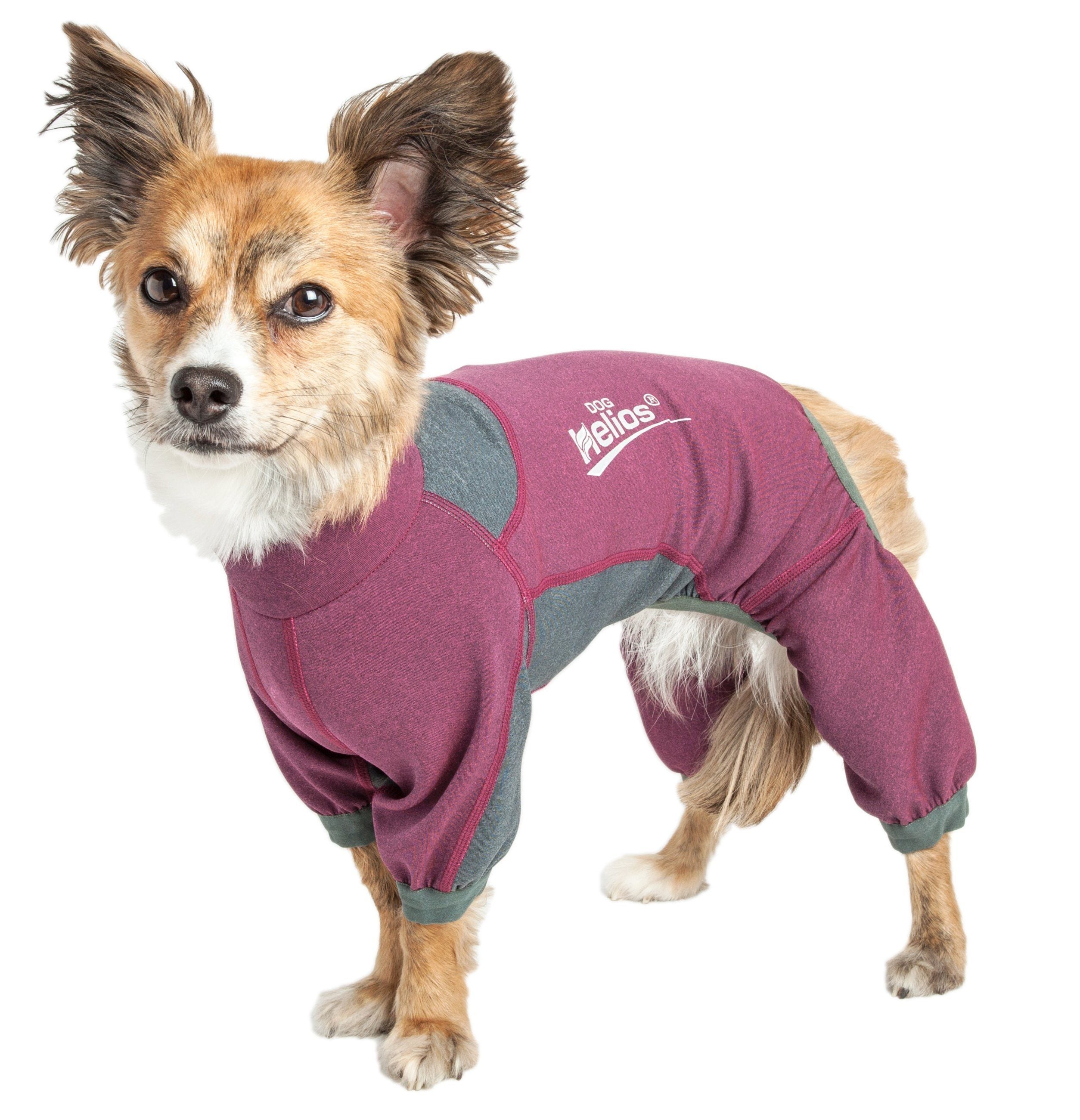 Dog Helios Rufflex mediumweight 4-way stretch fitness yoga dog tracksuit jacket in breathable, full-bodied performance apparel for dogs.
