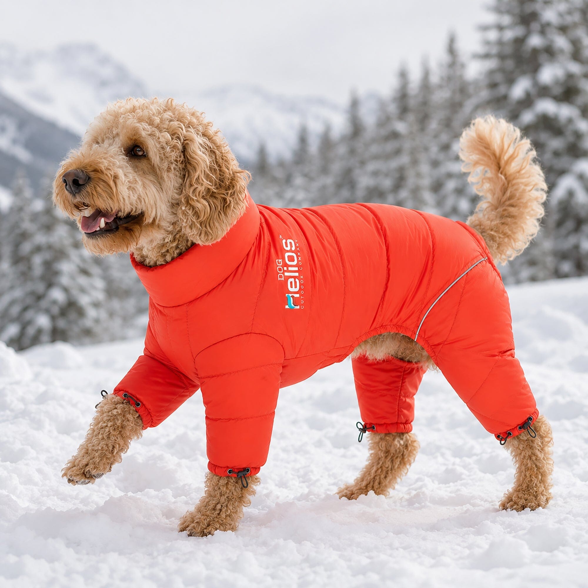 Dog Helios ® Thunder-crackle Adjustable and Reflective Full-Body Waded Winter Dog Jacket - OVERLANDERS Outfitter