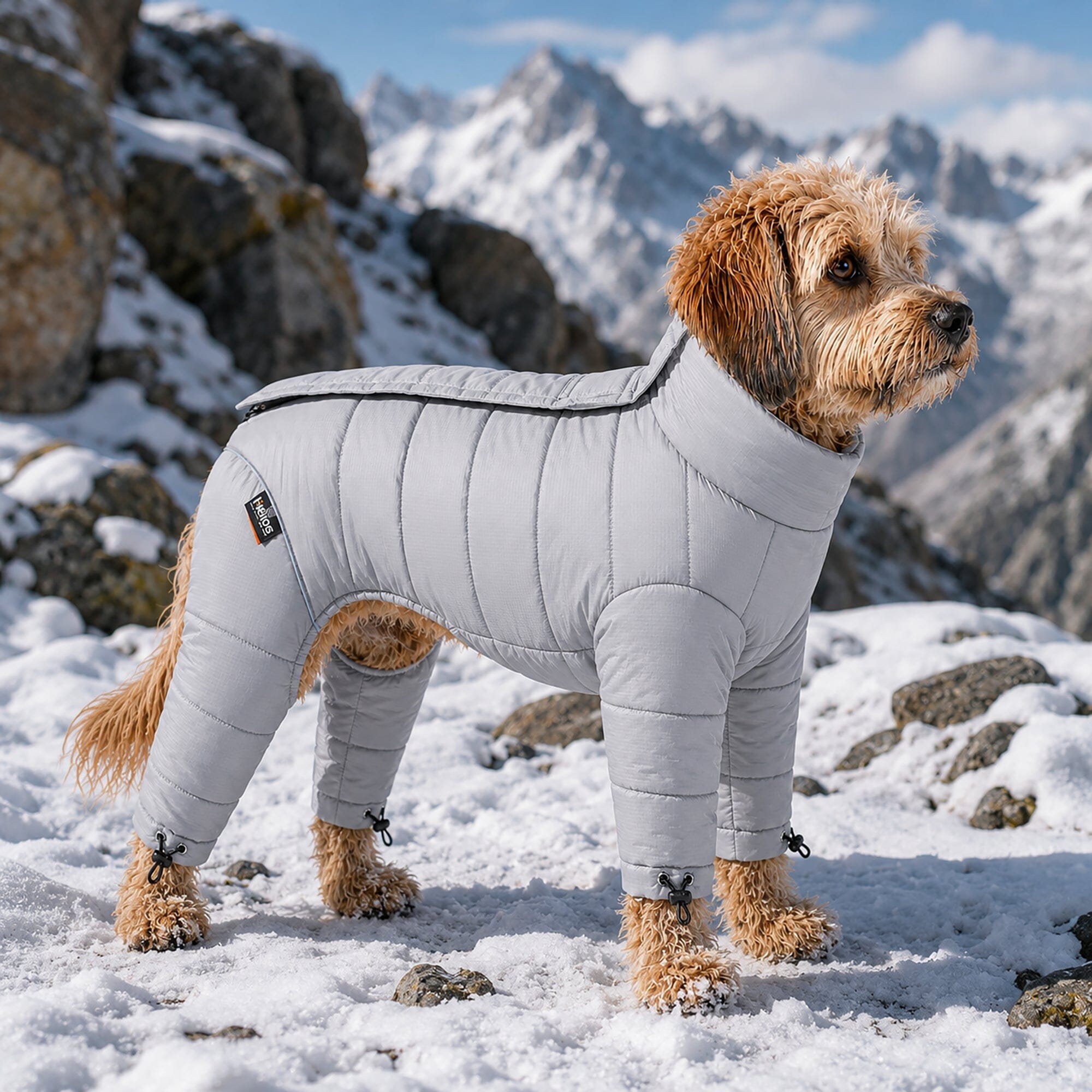 Dog Helios ® Thunder-crackle Adjustable and Reflective Full-Body Waded Winter Dog Jacket - OVERLANDERS Outfitter