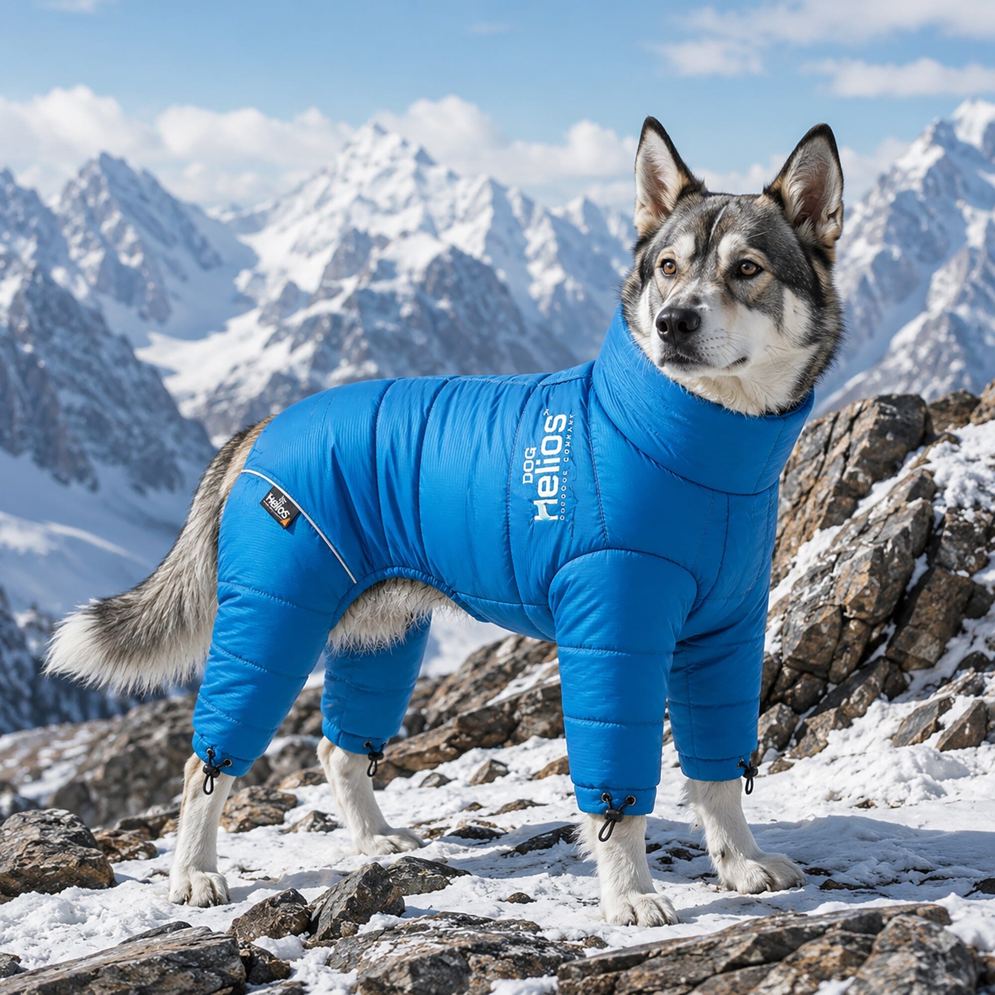 Dog Helios ® Thunder-crackle Adjustable and Reflective Full-Body Waded Winter Dog Jacket - OVERLANDERS Outfitter