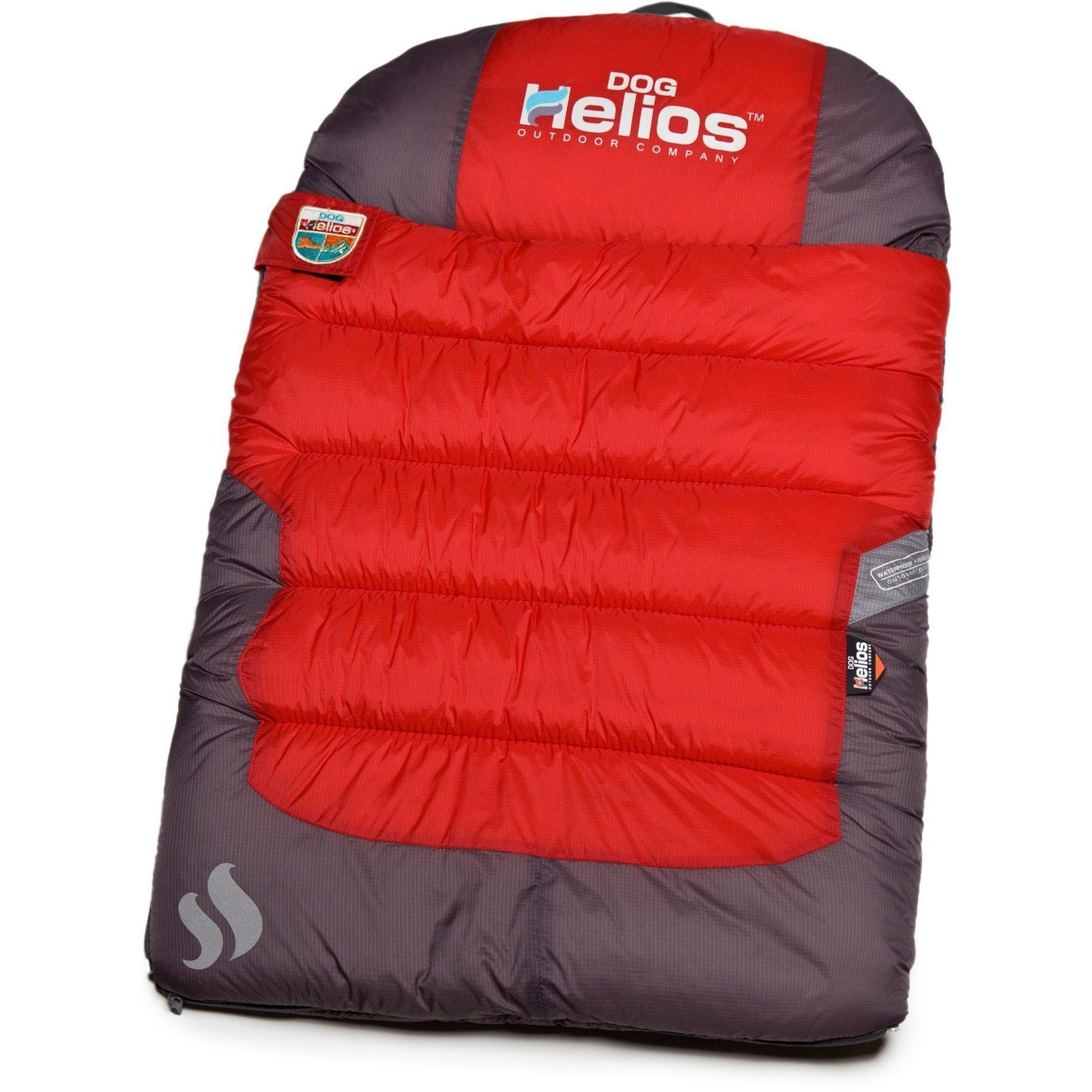 Dog Helios Trail-Barker multi-surface water-resistant travel dog bed by Pet Life with black shark technology, designed for camping and outdoor use.