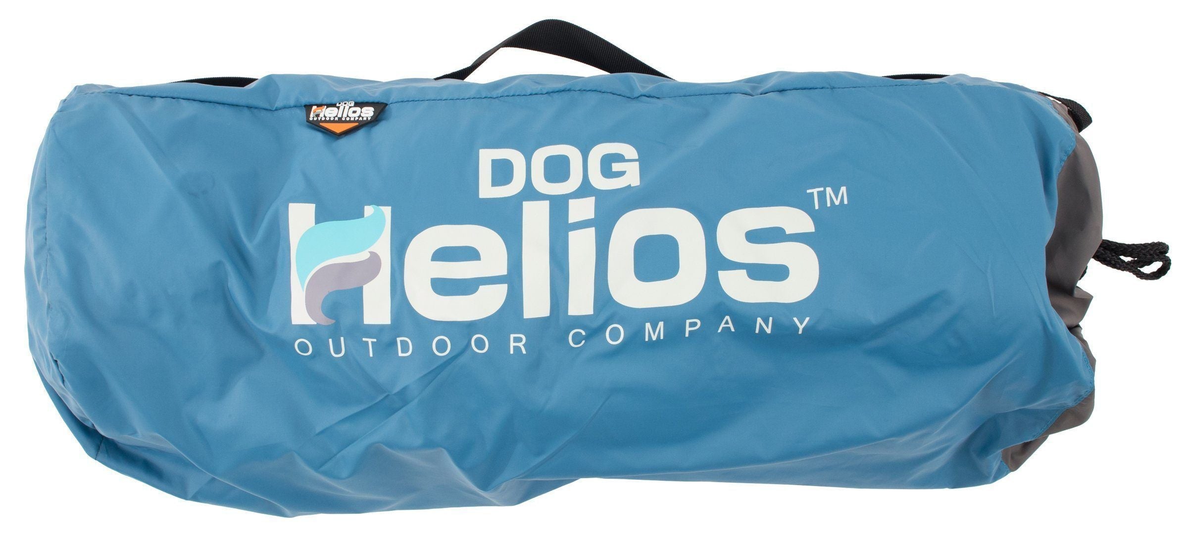 Dog Helios Trail-Barker travel dog bed by Pet Life, water-resistant, multi-surface, black shark technology, ideal for camping and travel.