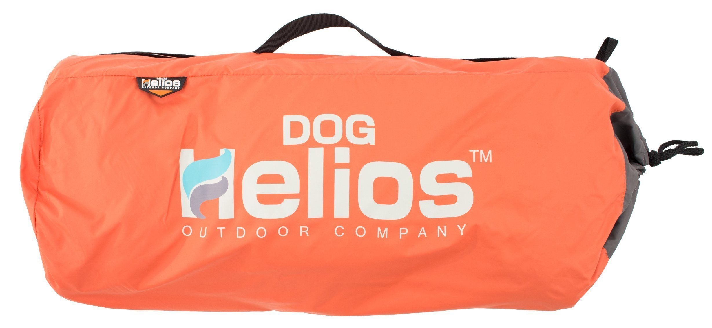 Pet Life Helios Trail-Barker water-resistant travel dog bed with black shark technology, designed for multi-surface camping and outdoor use.