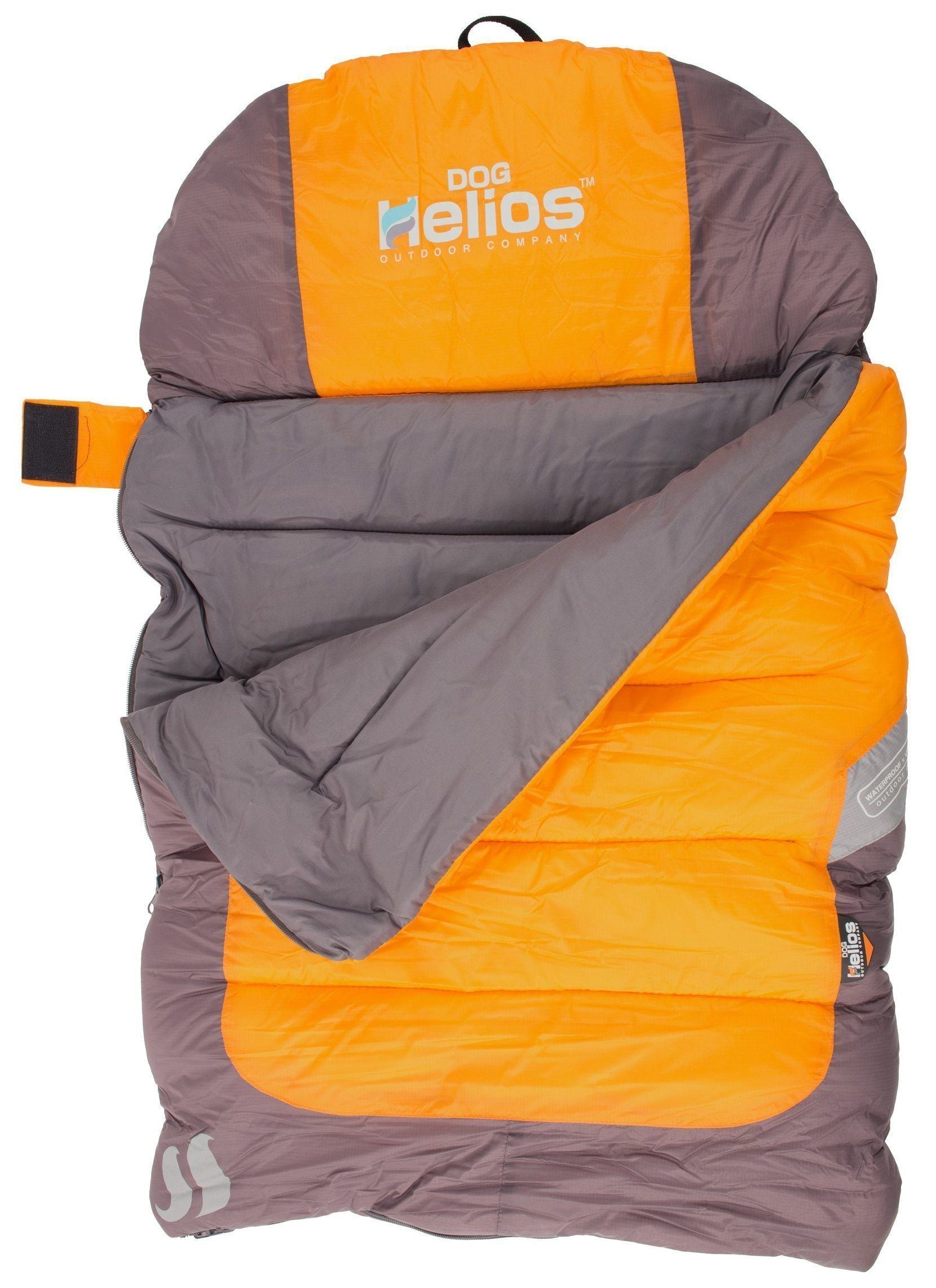 Dog Helios Trail-Barker pet bed by Pet Life, water-resistant multi-surface dog camping bed with blackshark technology.
