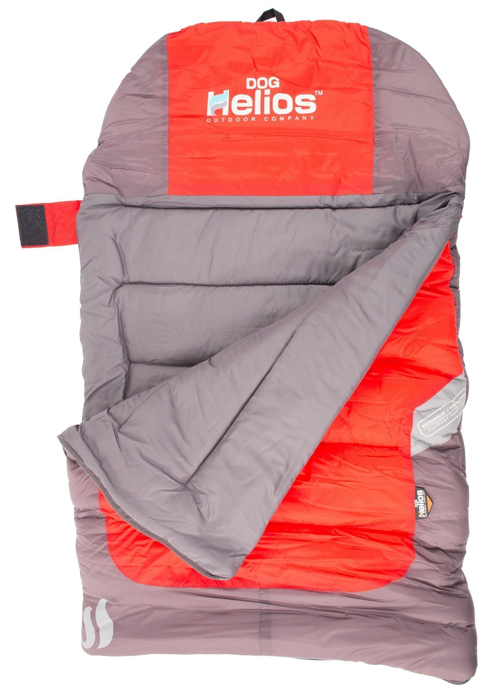 Dog Helios Trail-Barker multi-surface water-resistant travel dog bed with black shark technology, designed for camping and outdoor use.