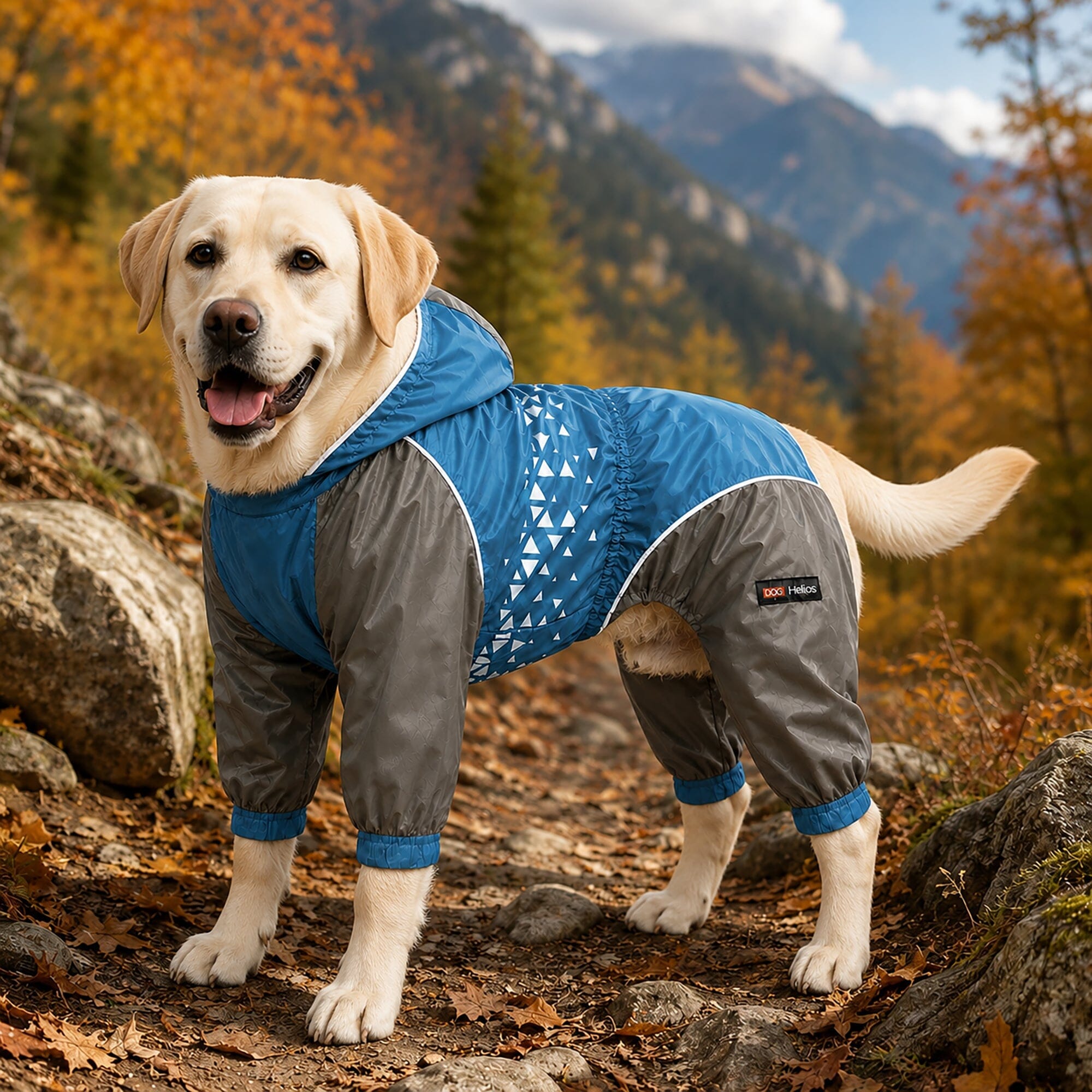 Dog Helios 'Vortex' Full Bodied Waterproof Windbreaker Dog Jacket - OVERLANDERS Outfitter