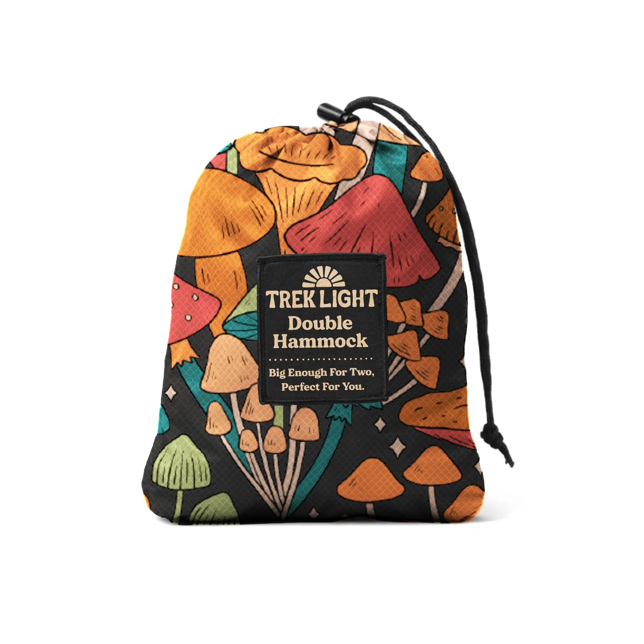 Double Hammock & Pro Hanging Straps (Midnight Mushroom Print) - OVERLANDERS Outfitter
