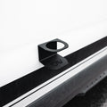 Magnetic Solo Cupholder by Canyon Adventure Vans, made in Utah, shown attached to a vehicle interior for holding a drink.