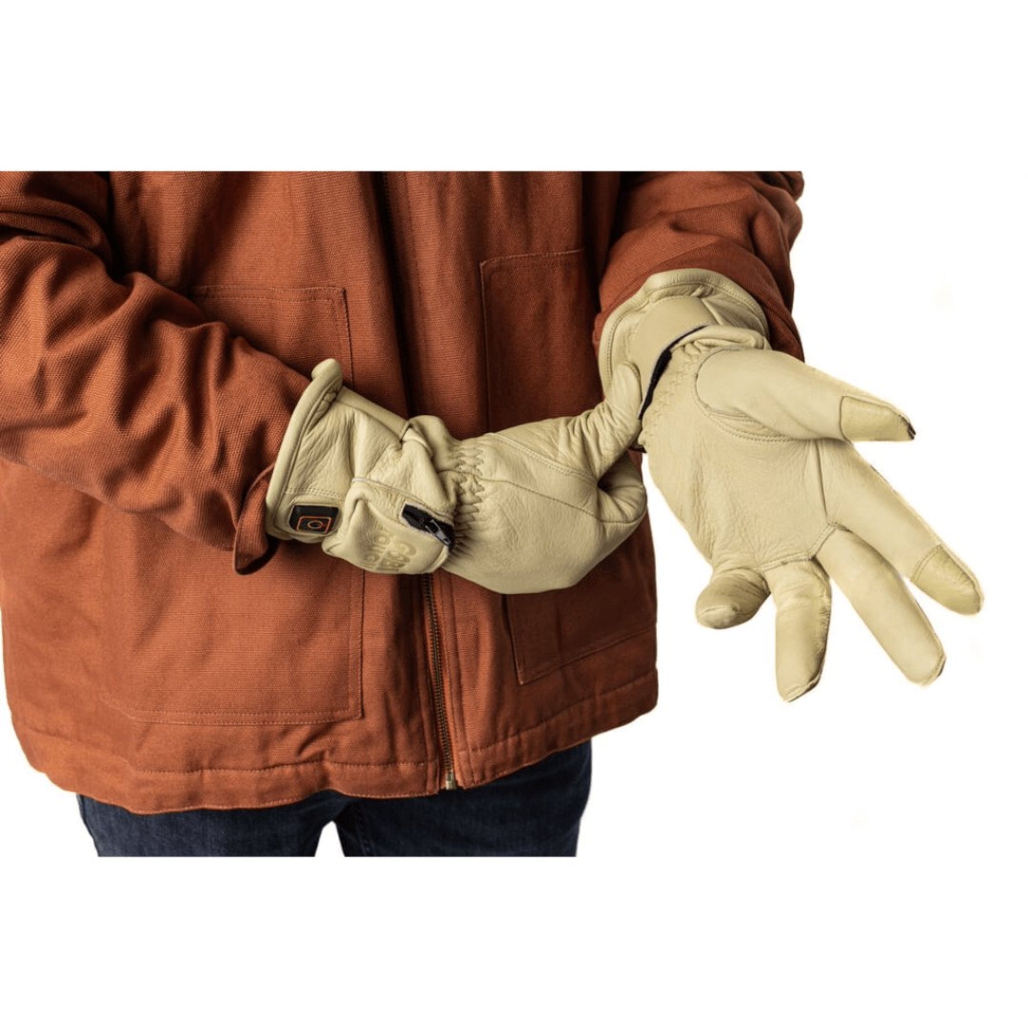 Drift II Heated Leather Gloves (3500mAh USB-C batt) - OVERLANDERS Outfitter