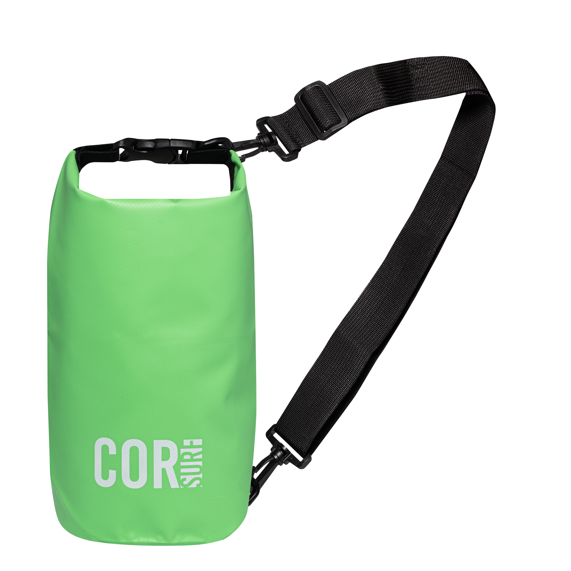 COR Surf 3L dry bag for outdoor activities, waterproof storage accessory with adjustable strap, compact and durable.